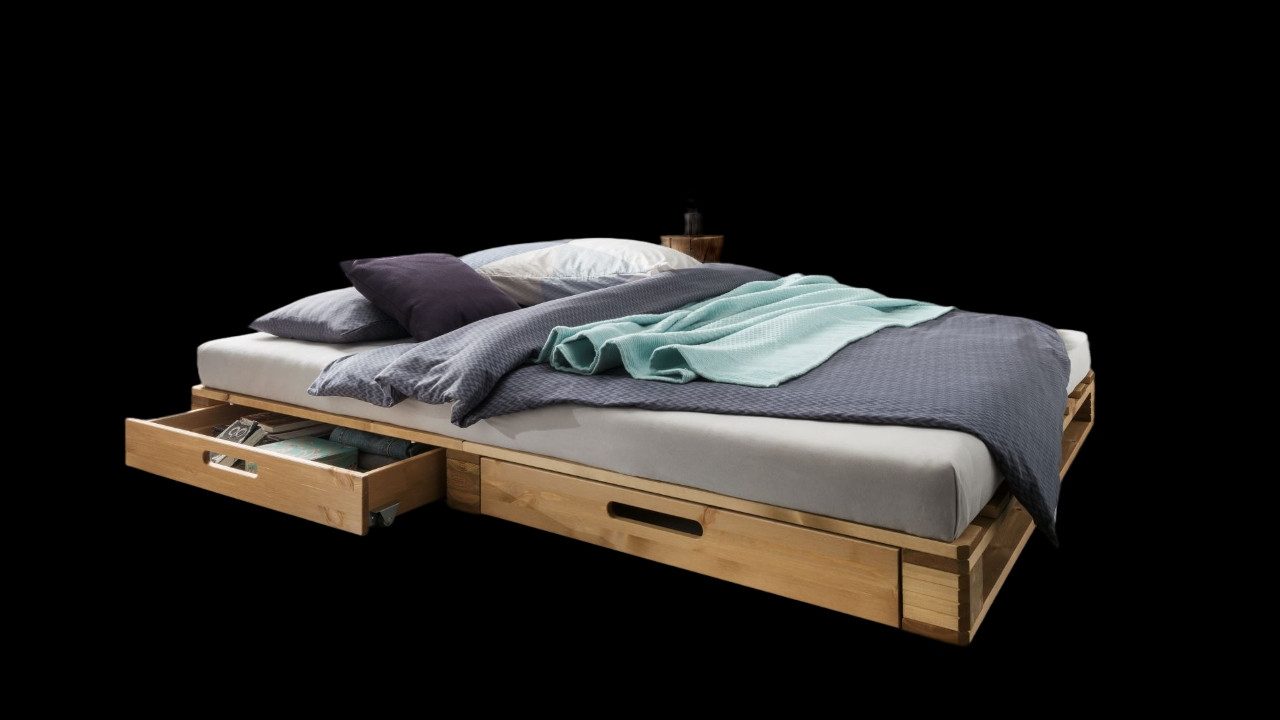 Infantil Bettgestell Palettenbett PB-140-00