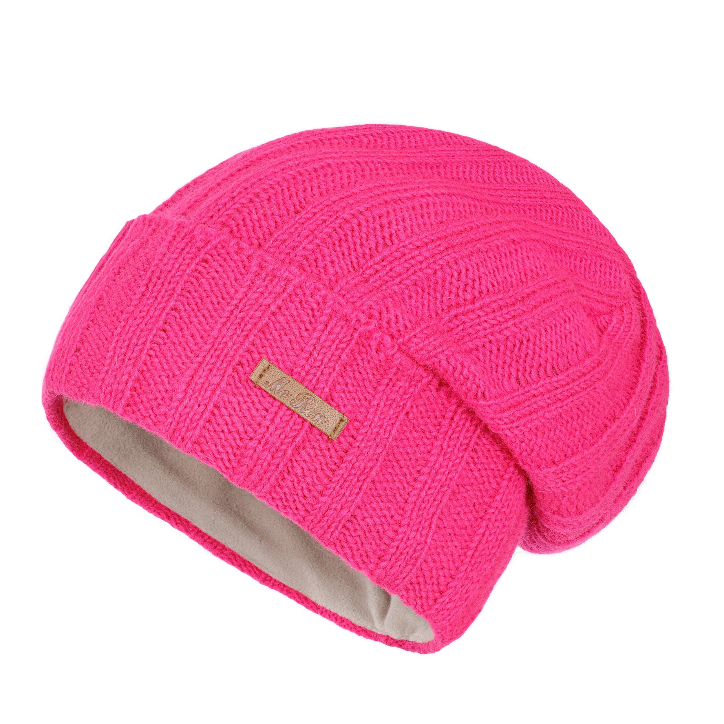 McRon Strickmütze Wollmütze Modell Limone Umschlag günstig online kaufen