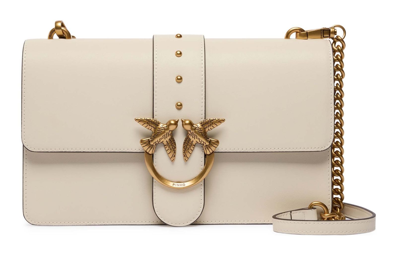 PINKO Umhängetasche Classic ST. CL., aus echtem Rindsleder