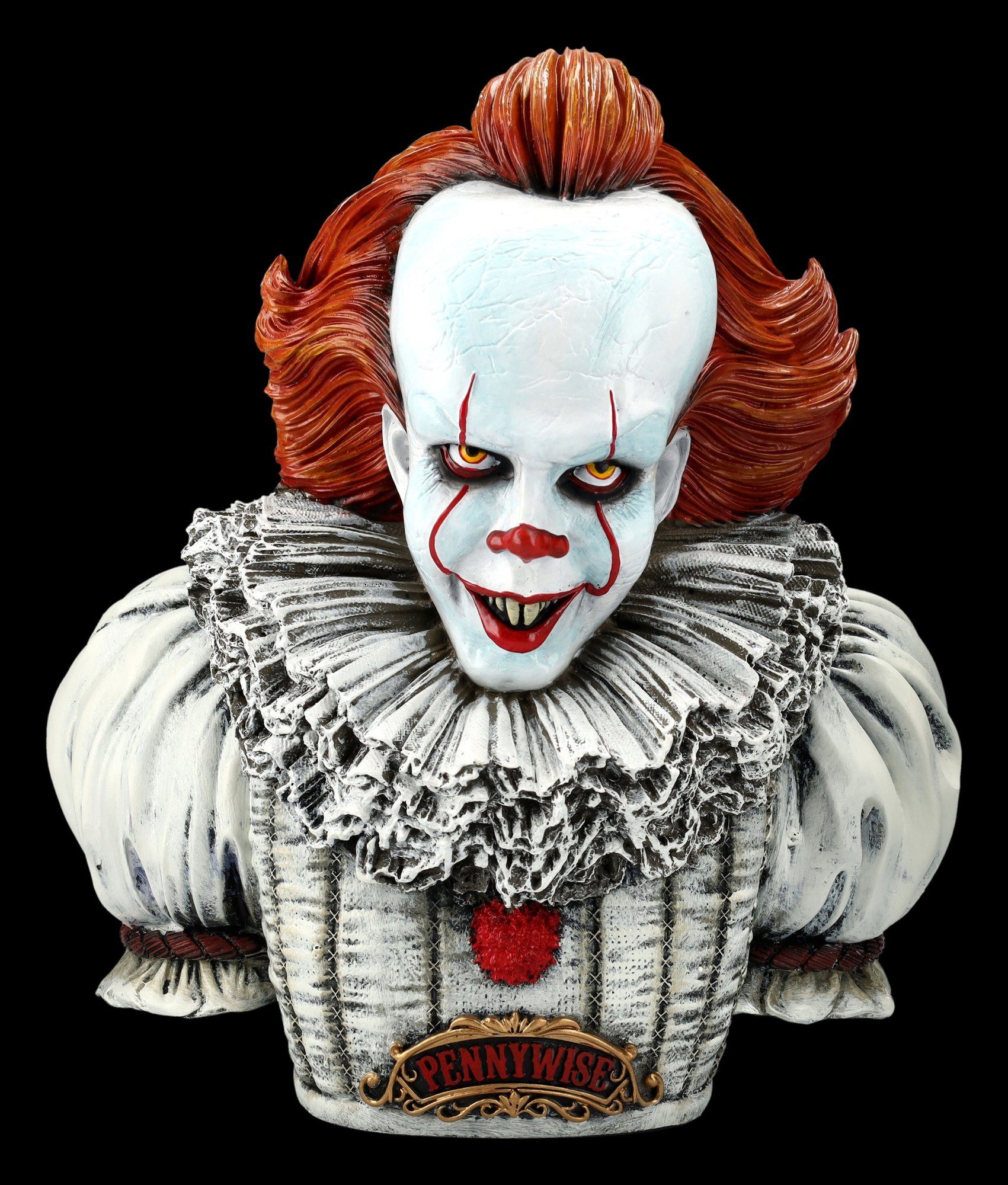 Figuren Shop GmbH Dekofigur Pennywise Büste - ES - Fantasy Dekofigur Horror Clown