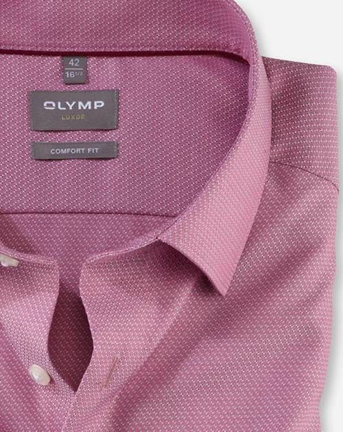 OLYMP Luxor granat comfort fit Businesshemd