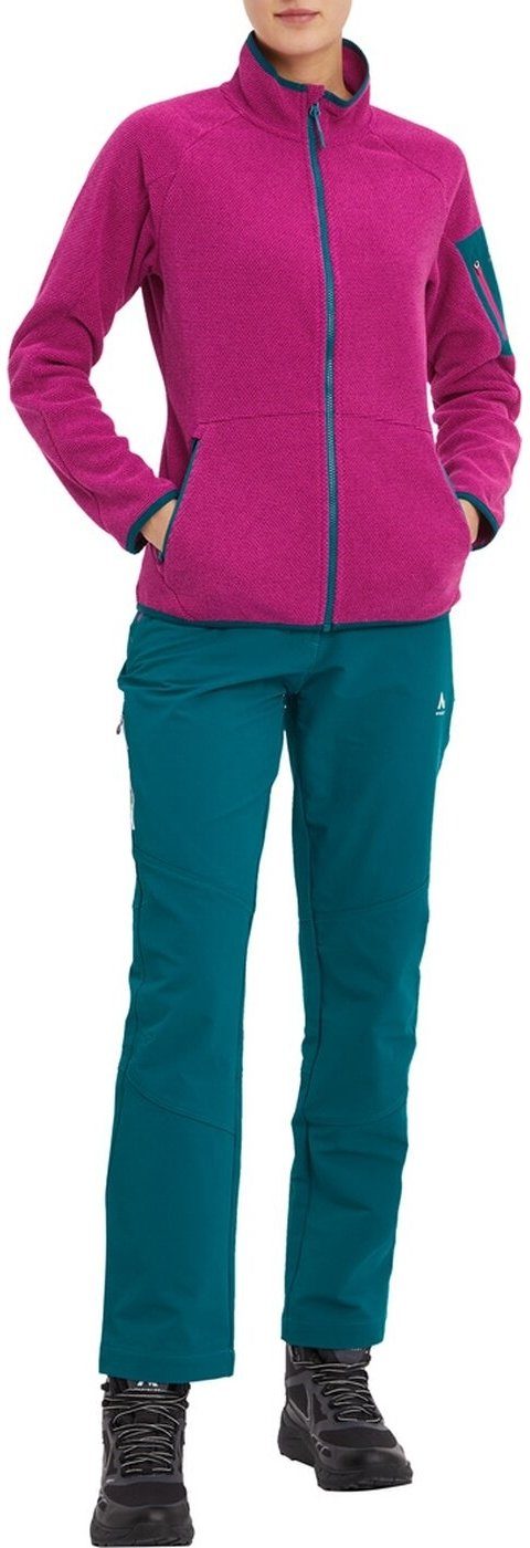 McKINLEY Strickjacke Da.-Unterjacke II MELANGE/PINK Tallac wms DARK