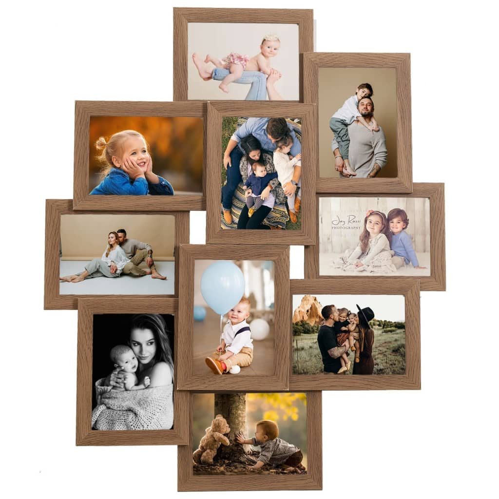 furnicato Bilderrahmen Collage für 10x(10x15 cm) günstig online kaufen