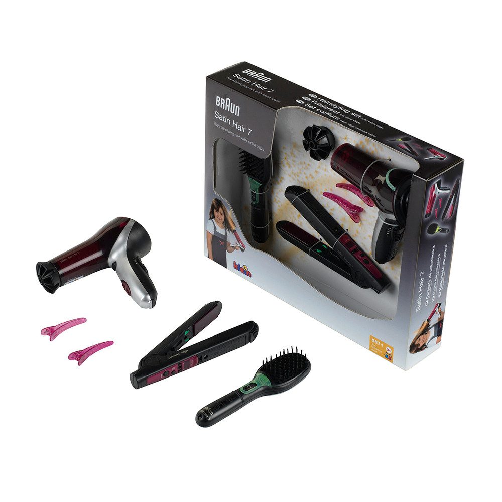 Klein Schminkkopf Braun - Frisierset - Satin Hair 7