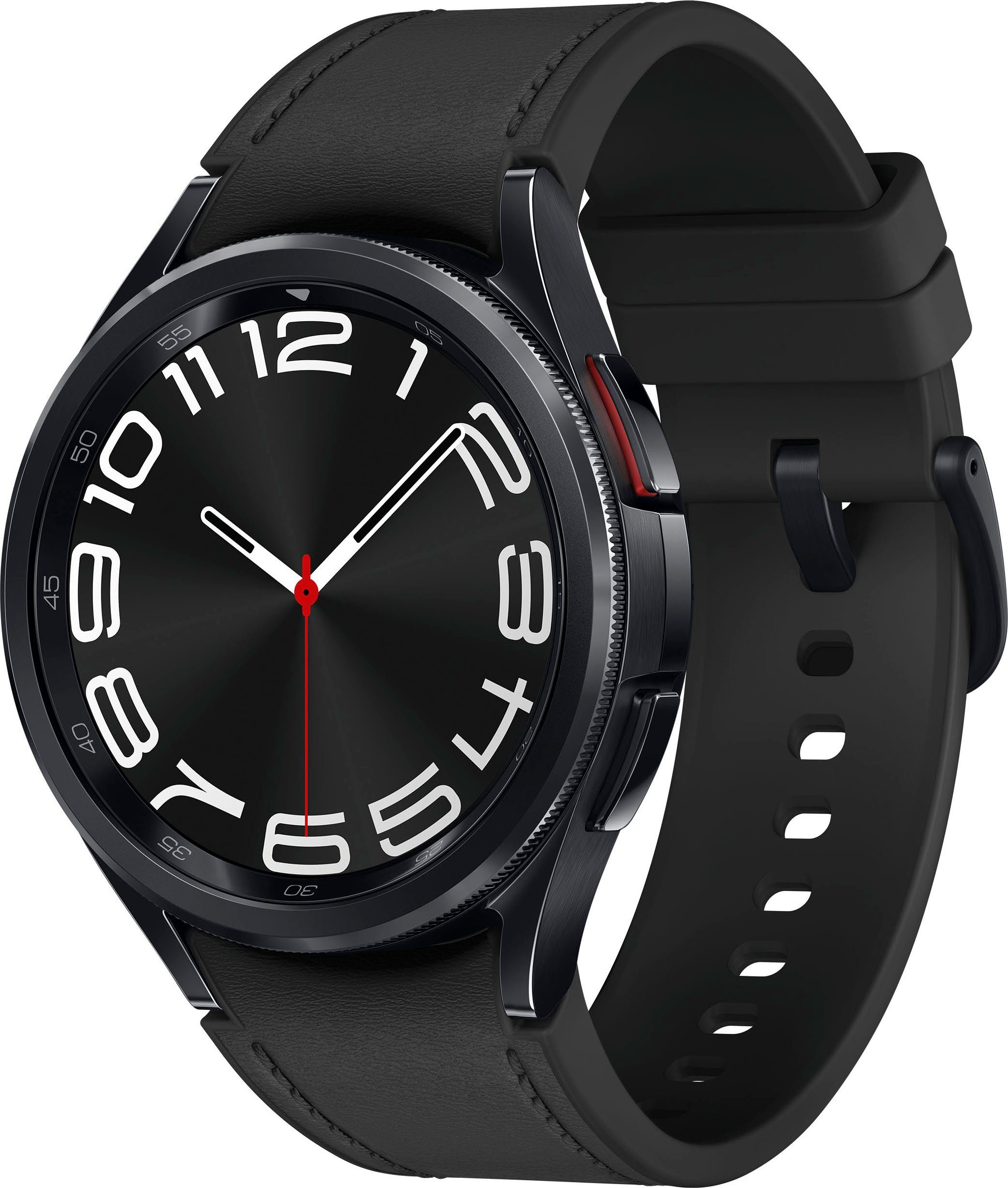 Samsung Galaxy Watch 6 Classic LTE 43mm Smartwatch (3,33 cm/1,3 Zoll, Wear OS by Samsung) schwarz | schwarz