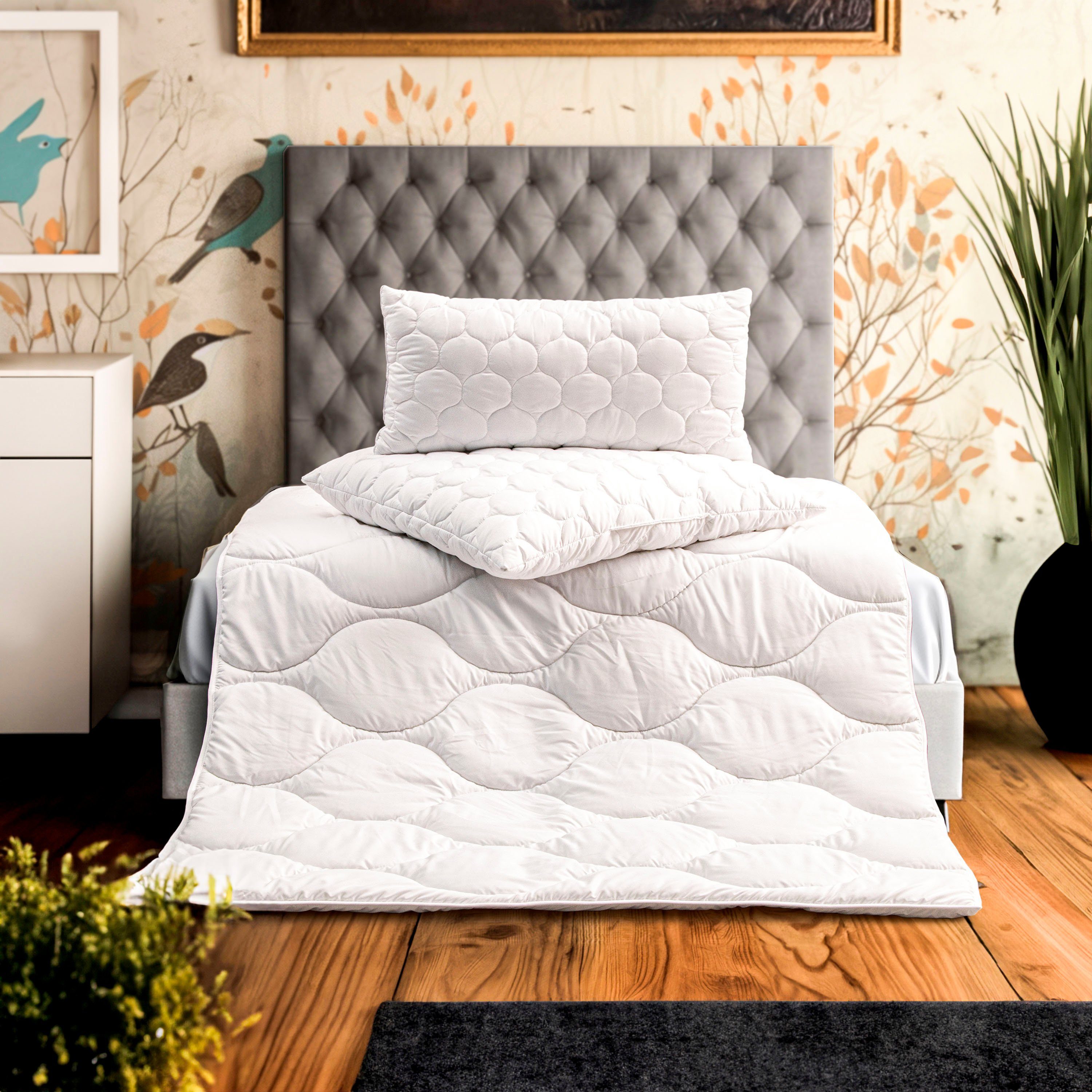 John Cotton Microfaserbettdecke Bio, Greta, 135x200, 155x220cm, Luxus, Füll günstig online kaufen