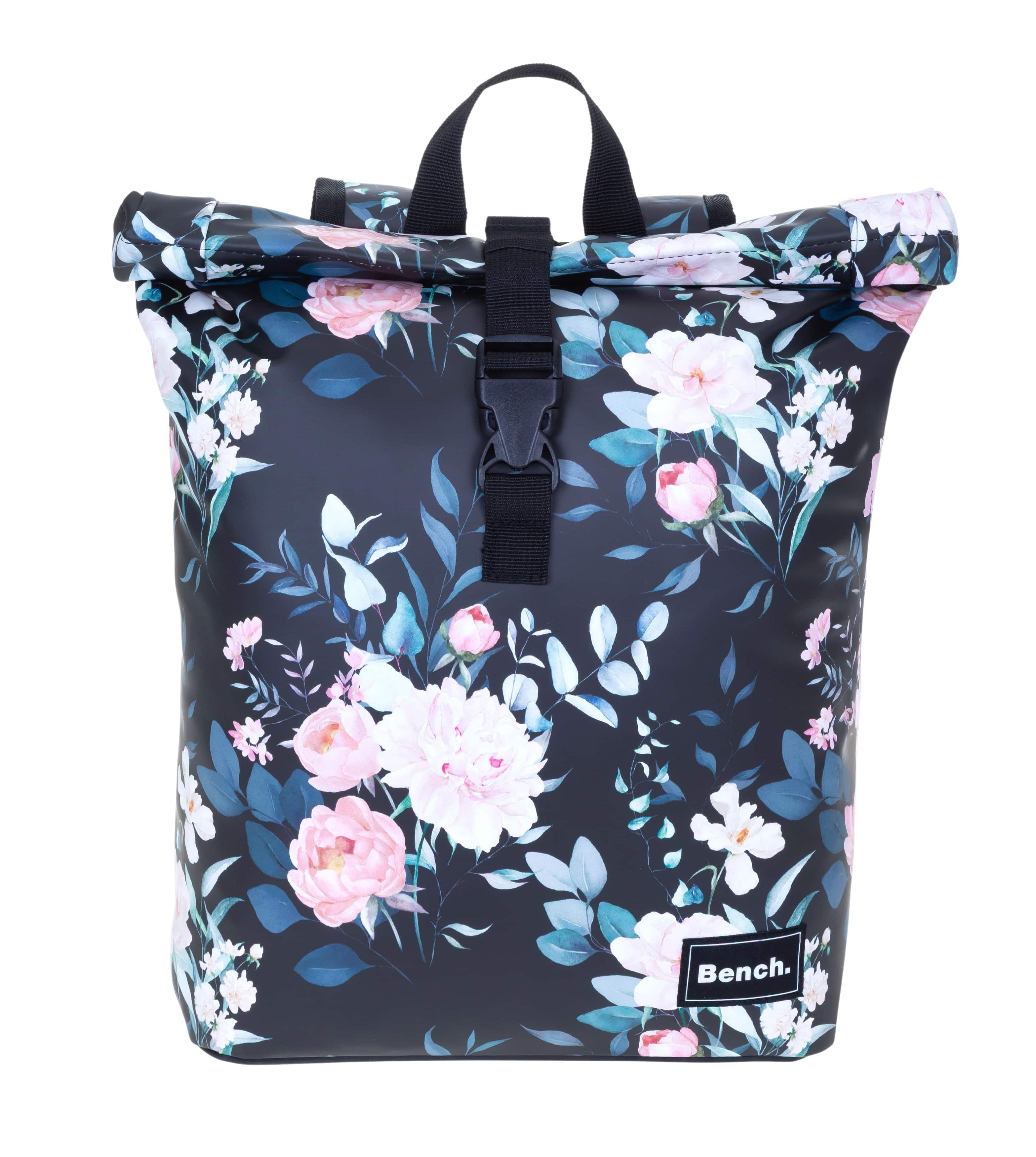 Bench. Freizeitrucksack Rucksack Damen Hydro Compact aus Plane wetterfest Outdoor, kleines Laptop Fach Daypack Büro Freizeit 64222 + Etui