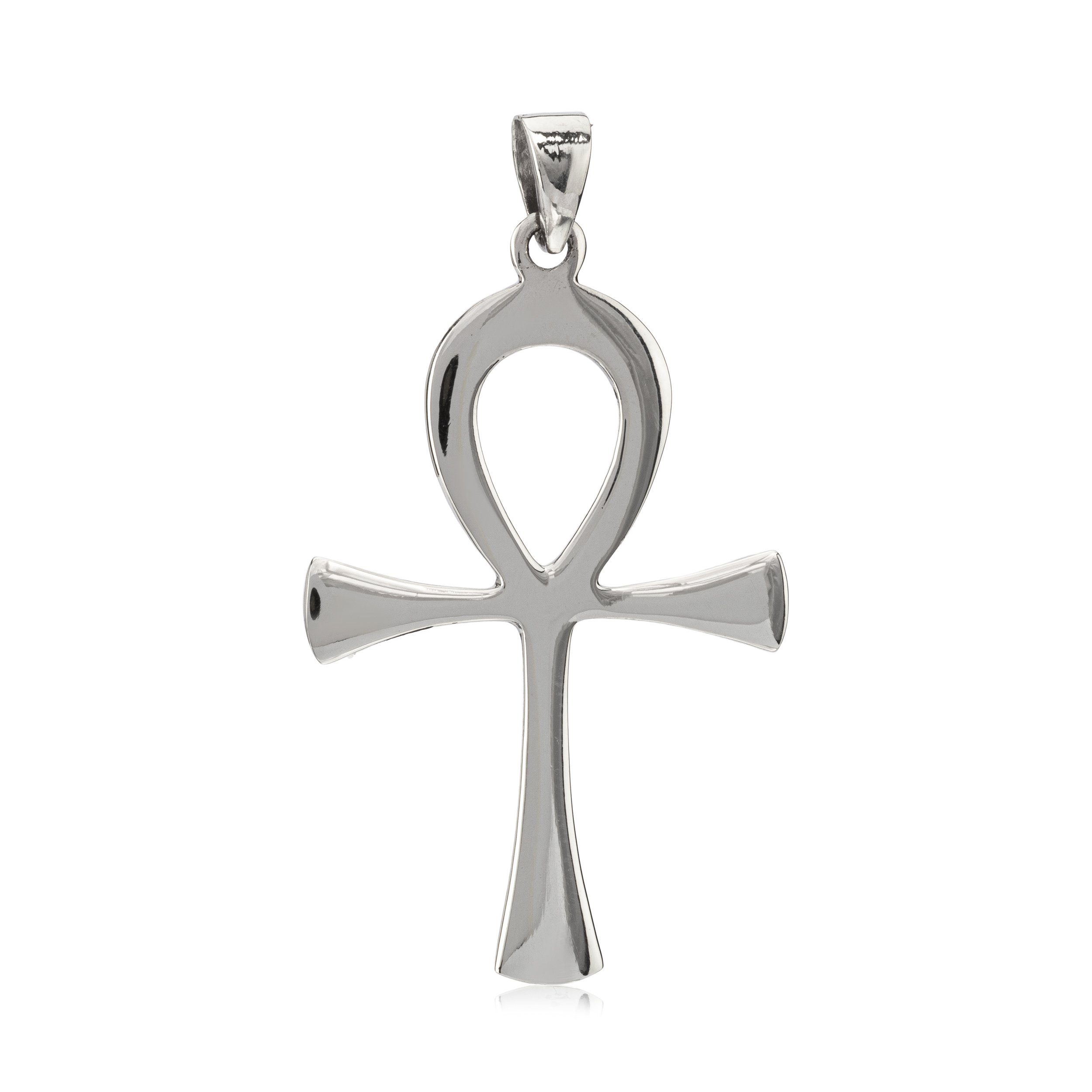 Kettenanhänger Kettenanhänger Ankh Anch Talisman 925 Silber 4cm