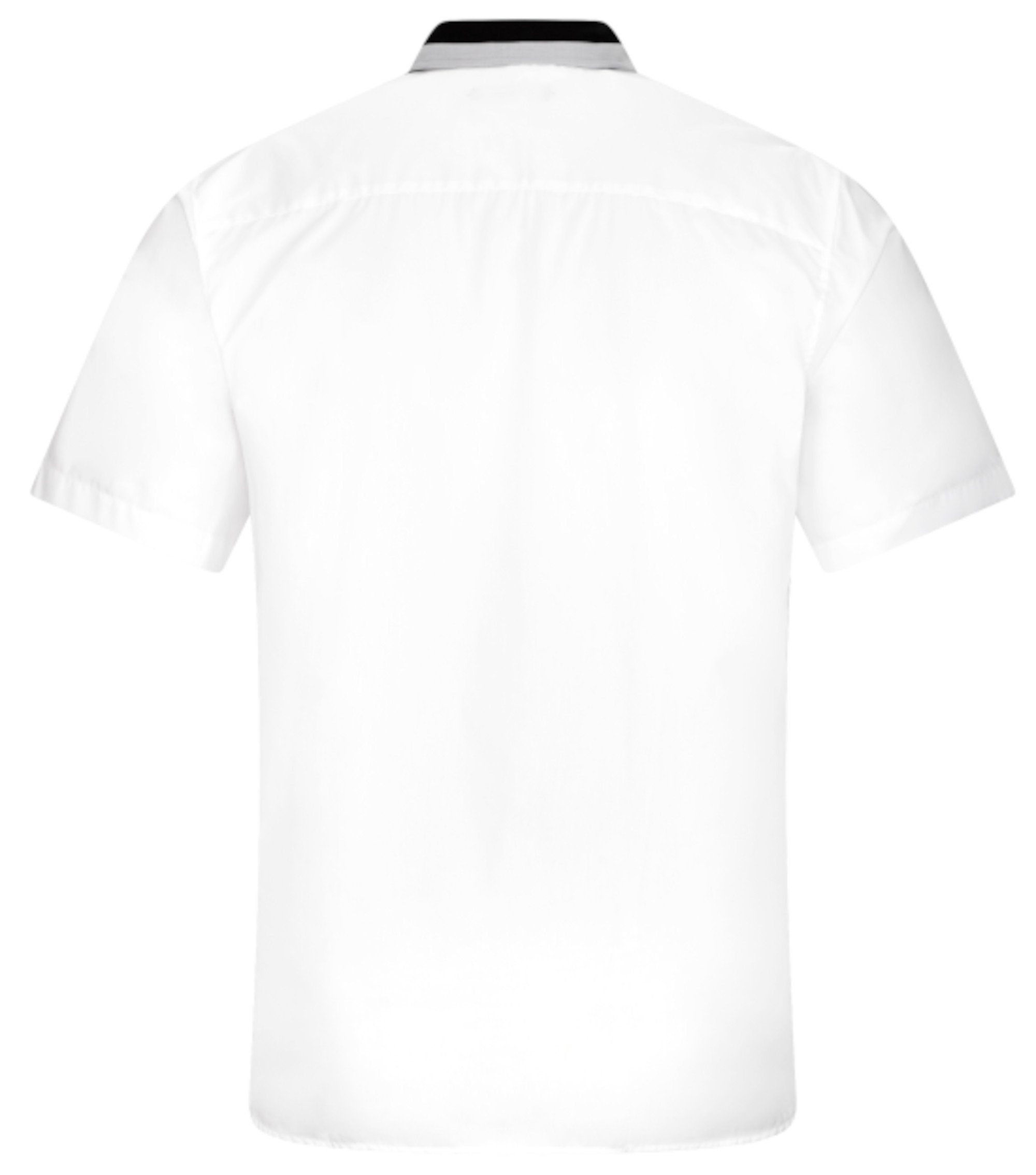 Huber Hemden Kurzarmhemd HU-0151 Button-down, Kontrast, günstig online kaufen