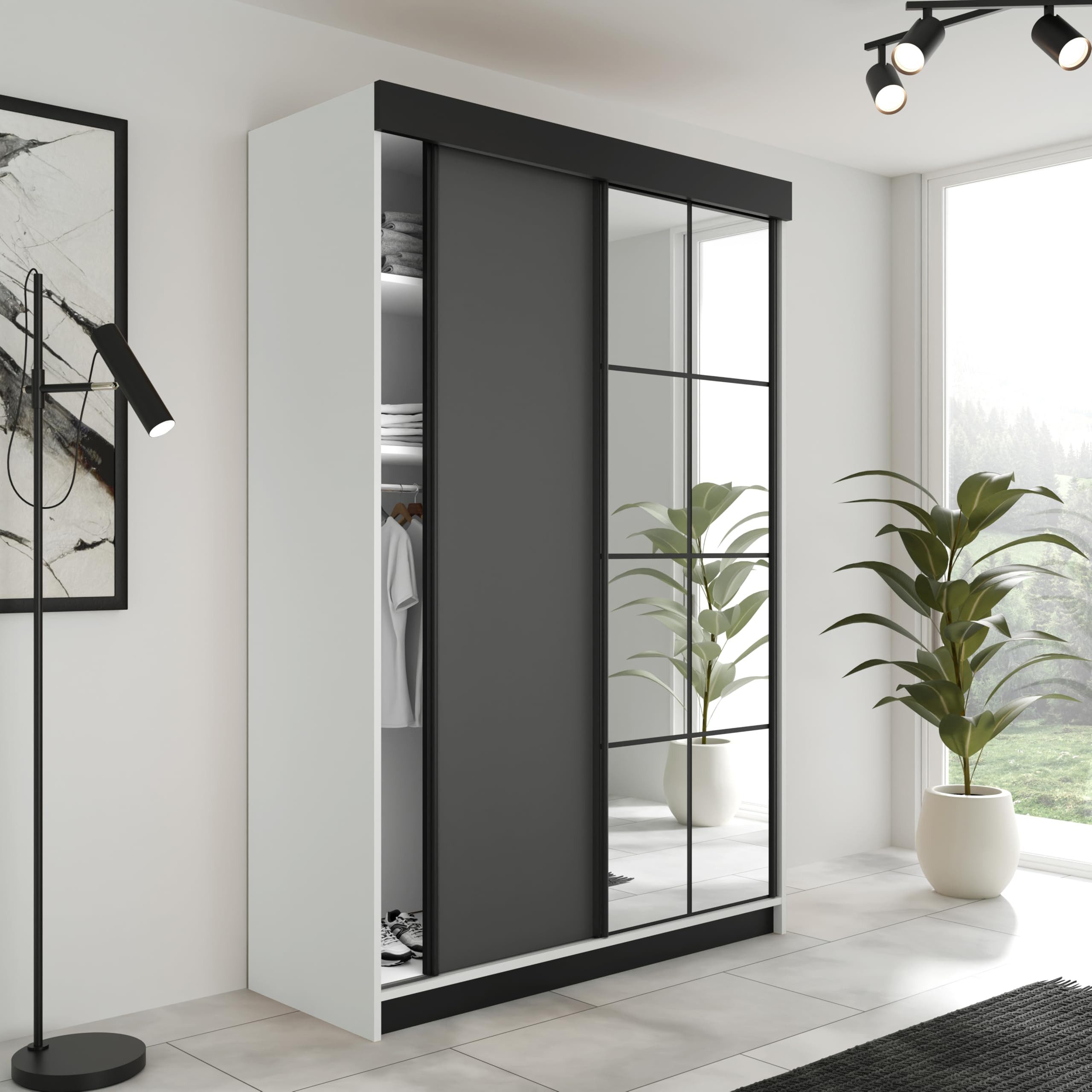 KIER FURNITURE Schiebetürenschrank LAMARO 138 x günstig online kaufen