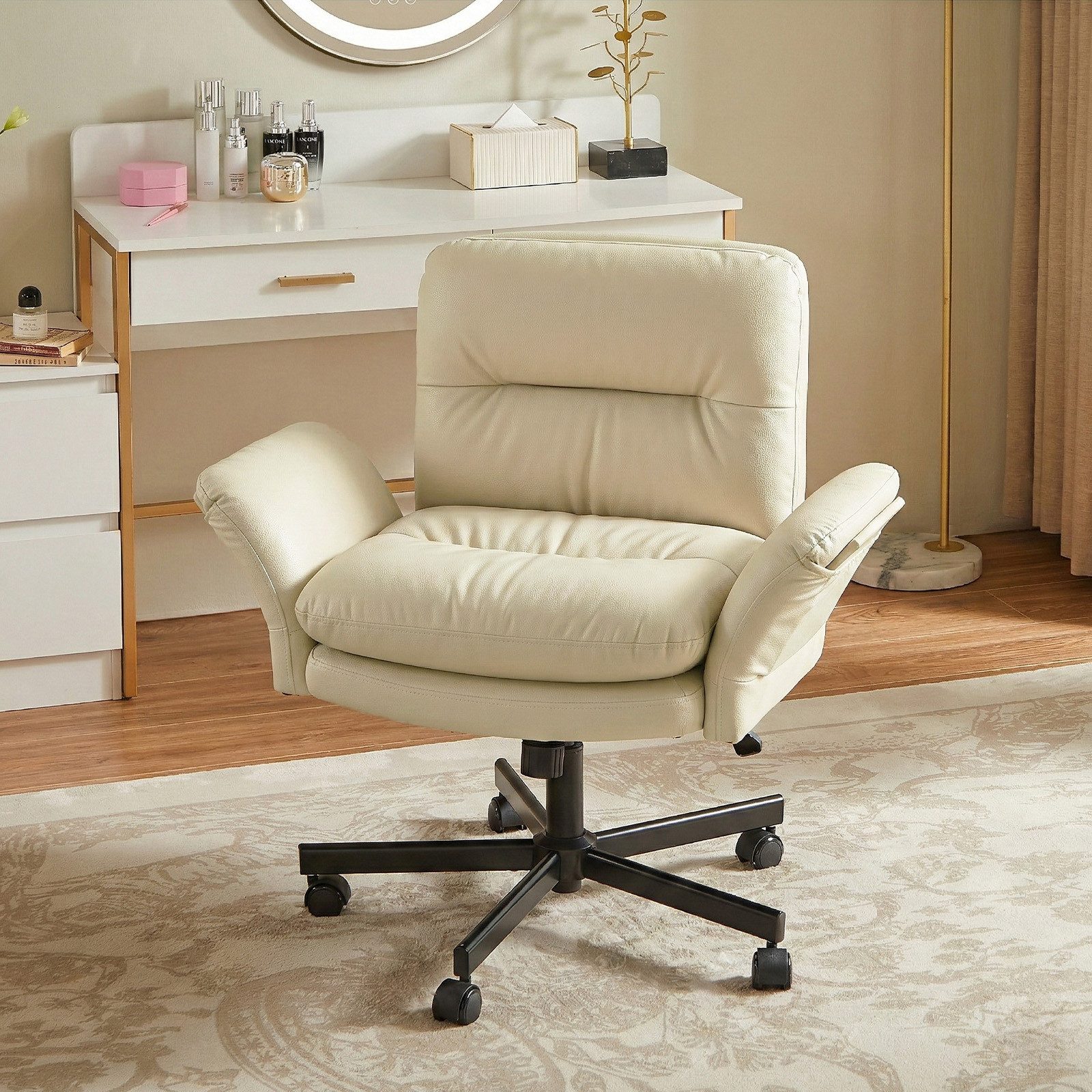 Bestier Drehstuhl Ergonomische Bürostühle, drehbare Kosmetikstühle, Bürostühle