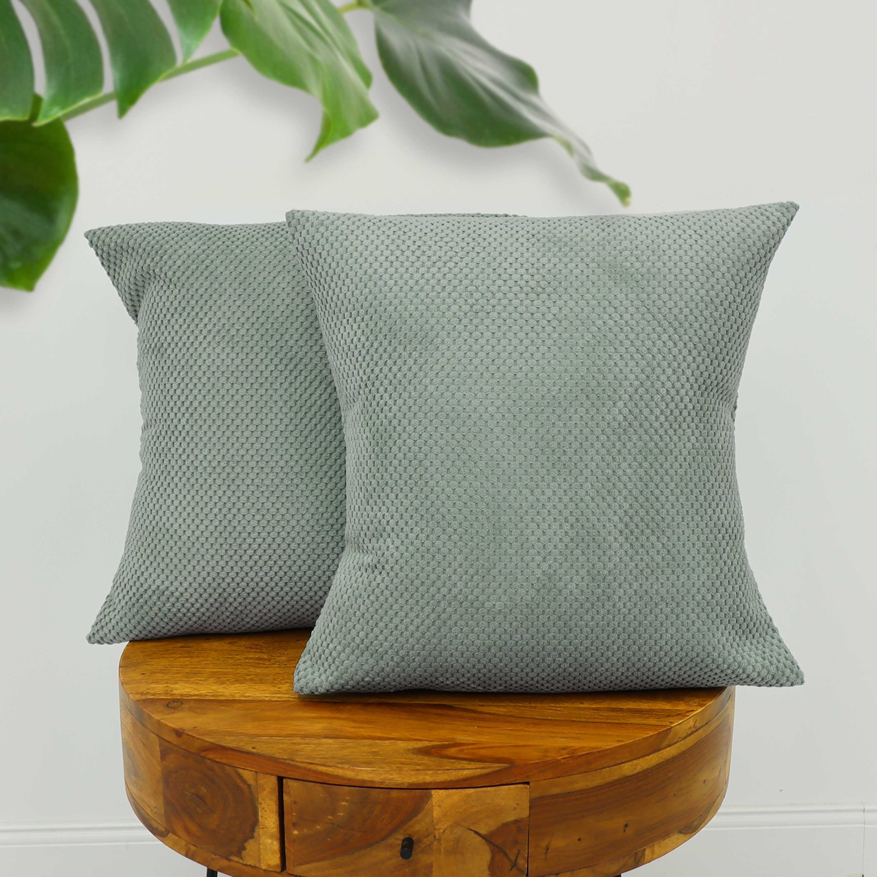 Amilian Kissenbezug Sofakissenbezüge 2er Set - Kissenbezüge für Sofa Couch Bett, (2 Stück), 40x40 cm, Hotelverschluss, weich und pflegeleicht