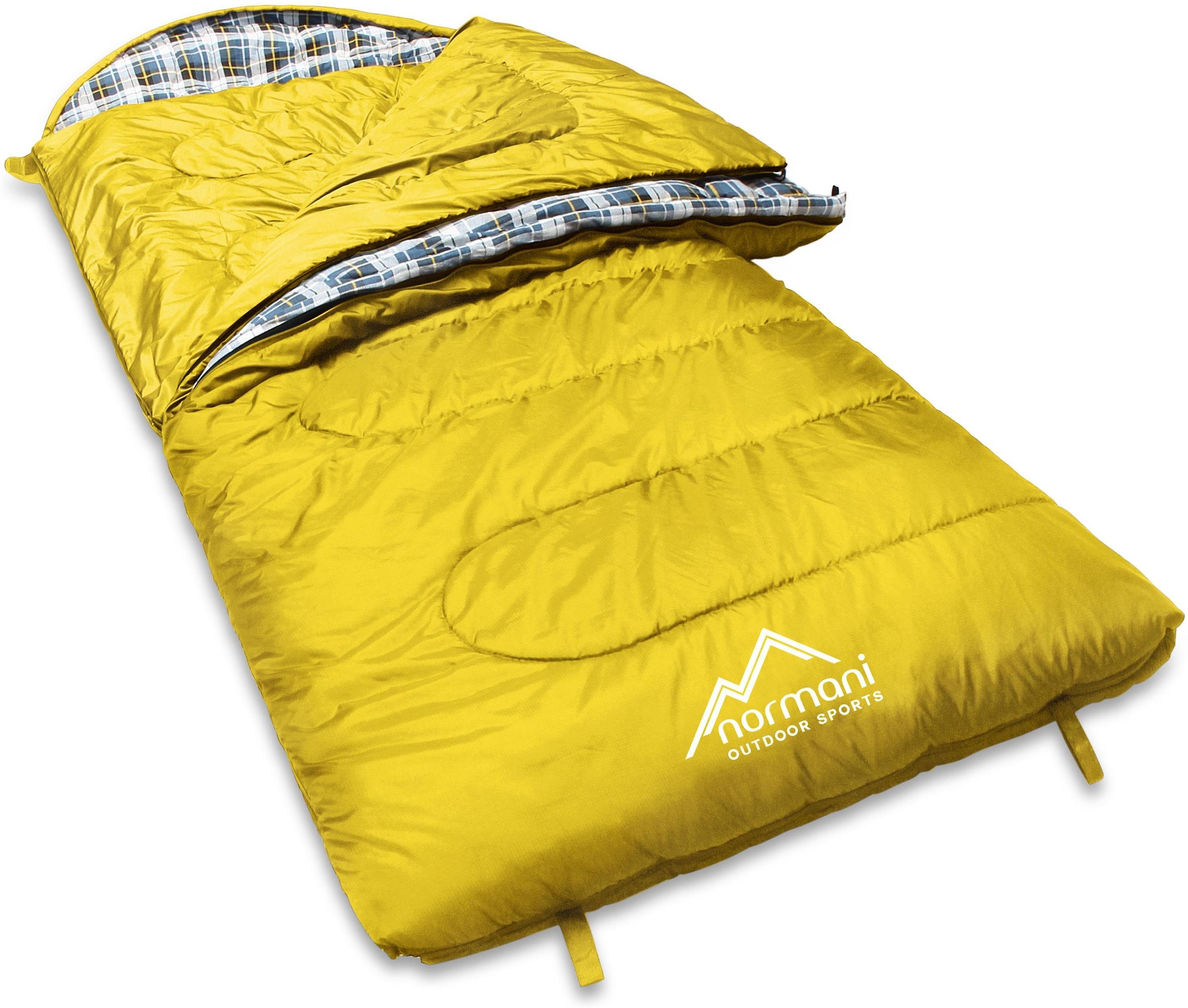 normani Deckenschlafsack Outdoor-Schlafsack Extrem 4-In-1 Antarctica, bis -40°C 500 + 250 g/m² Füllung