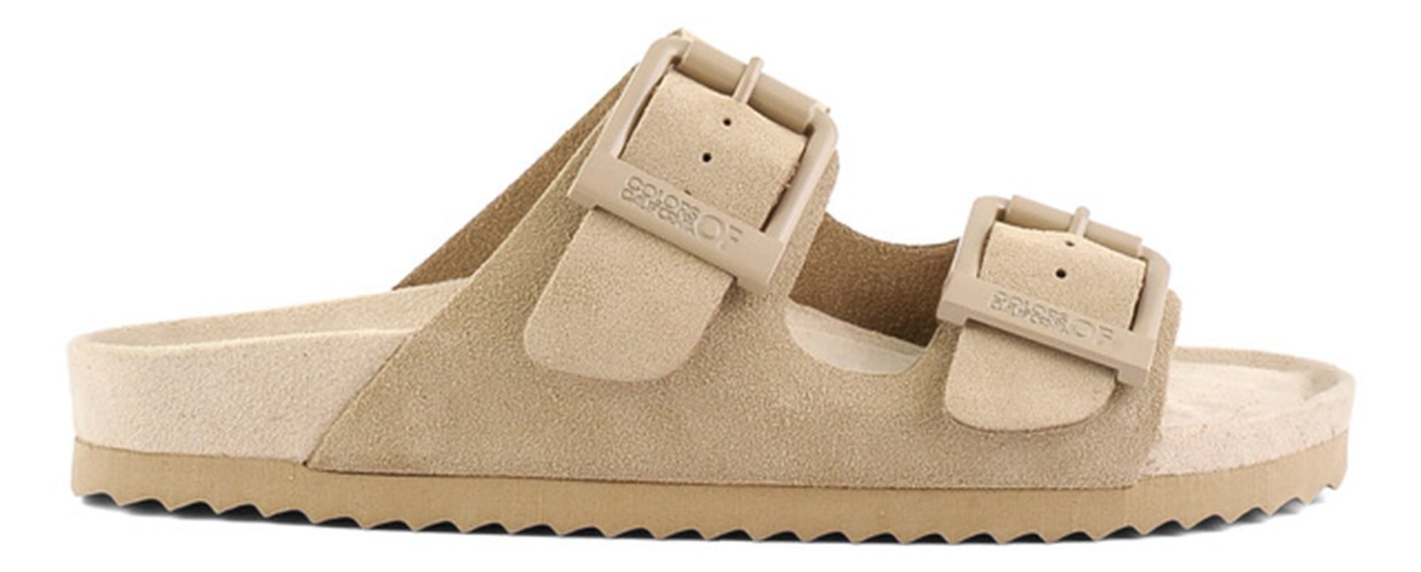 Colors of California Monocolor suede Sandale günstig online kaufen