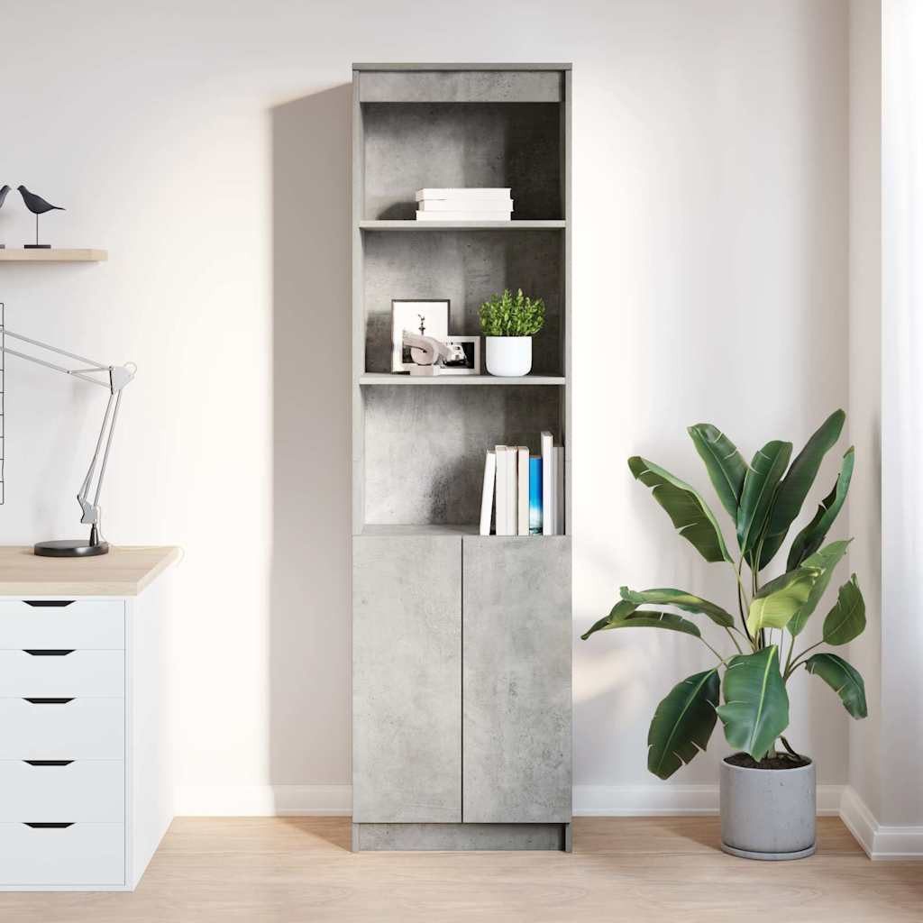 vidaXL Highboard Highboard Betongrau 50x35x180 cm günstig online kaufen