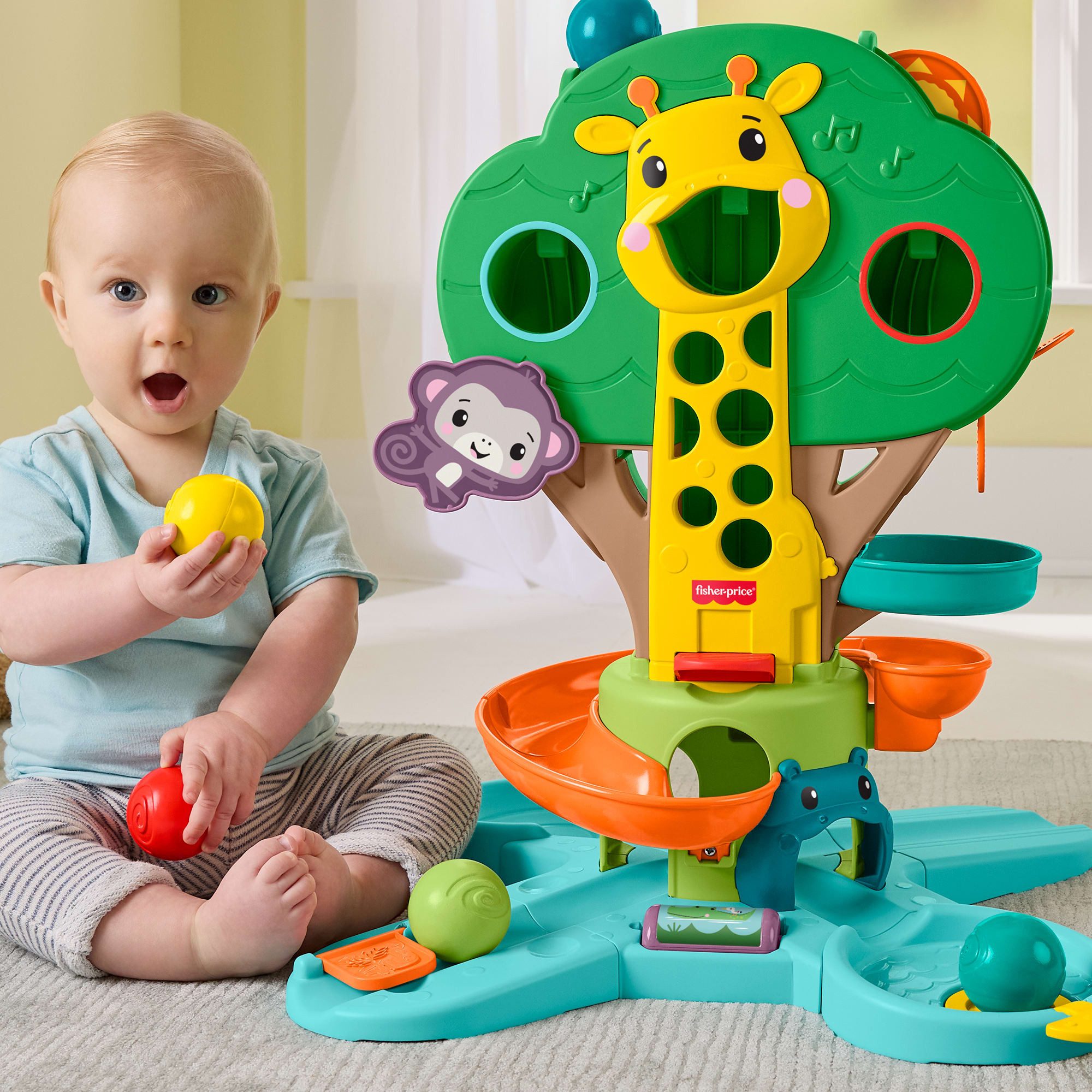 Fisher-Price® Kugelbahn Dschungelbaum, mit Sound – Bild 5 von 5