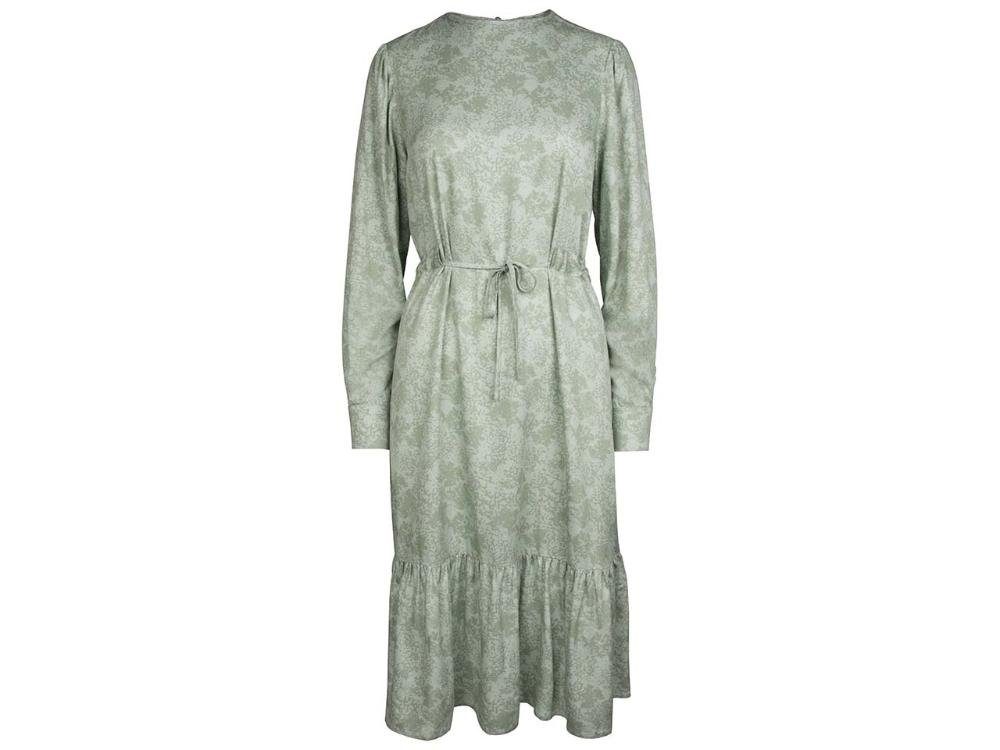 bleed clothing Jerseykleid bleed Damen-Midikleid 'Mossy' mit Bindegürtel
