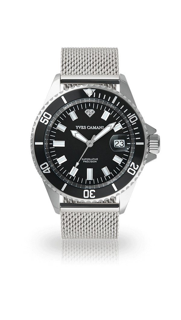 Yves Camani Quarzuhr ANWEN B, drehbarer Lünette, Datumsanzeige mit Lupe, 5 günstig online kaufen