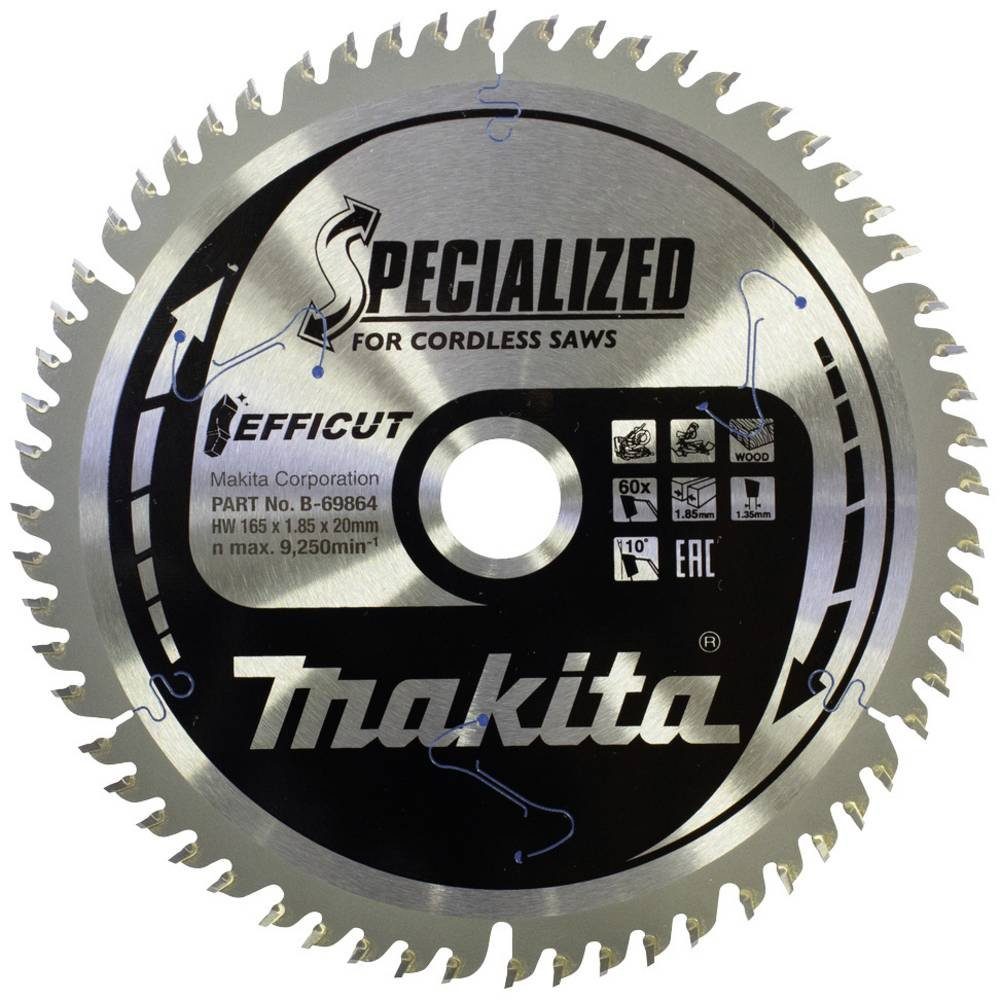 Makita Kreissägeblatt EFFICUT S{geb.165x20x60Z B-69864