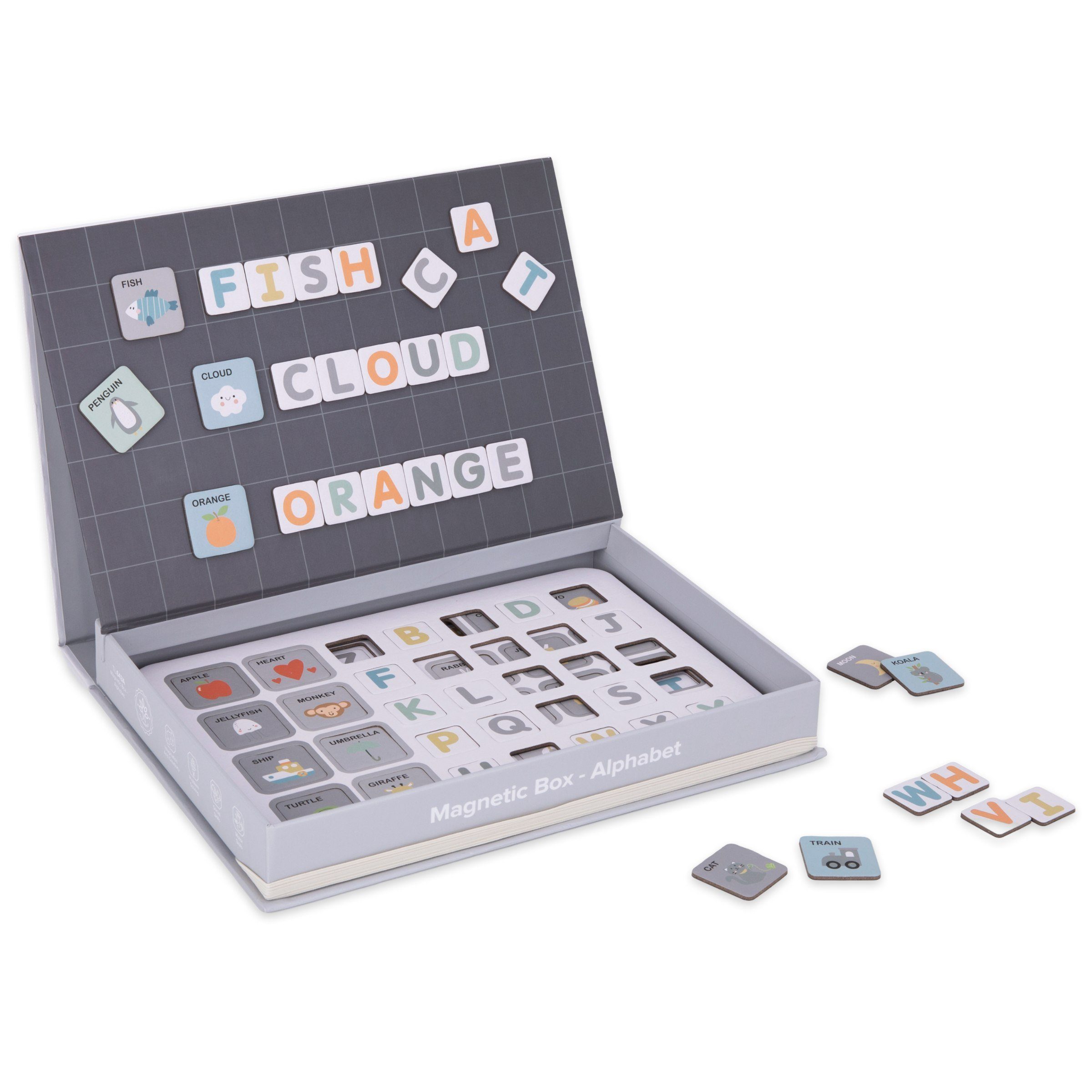 Mamabrum Puzzle-Sortierschale Magnetische Stichsäge - schreiben lernen, Alphabet Buchstaben 