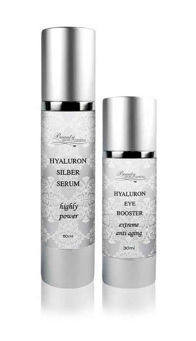 Beauty Nature Cosmetics Anti-Aging-Augencreme »Hyaluron Set Anti aging«, Anti Aging, Gesichtspflege, Hyaluron, Faltenpflege