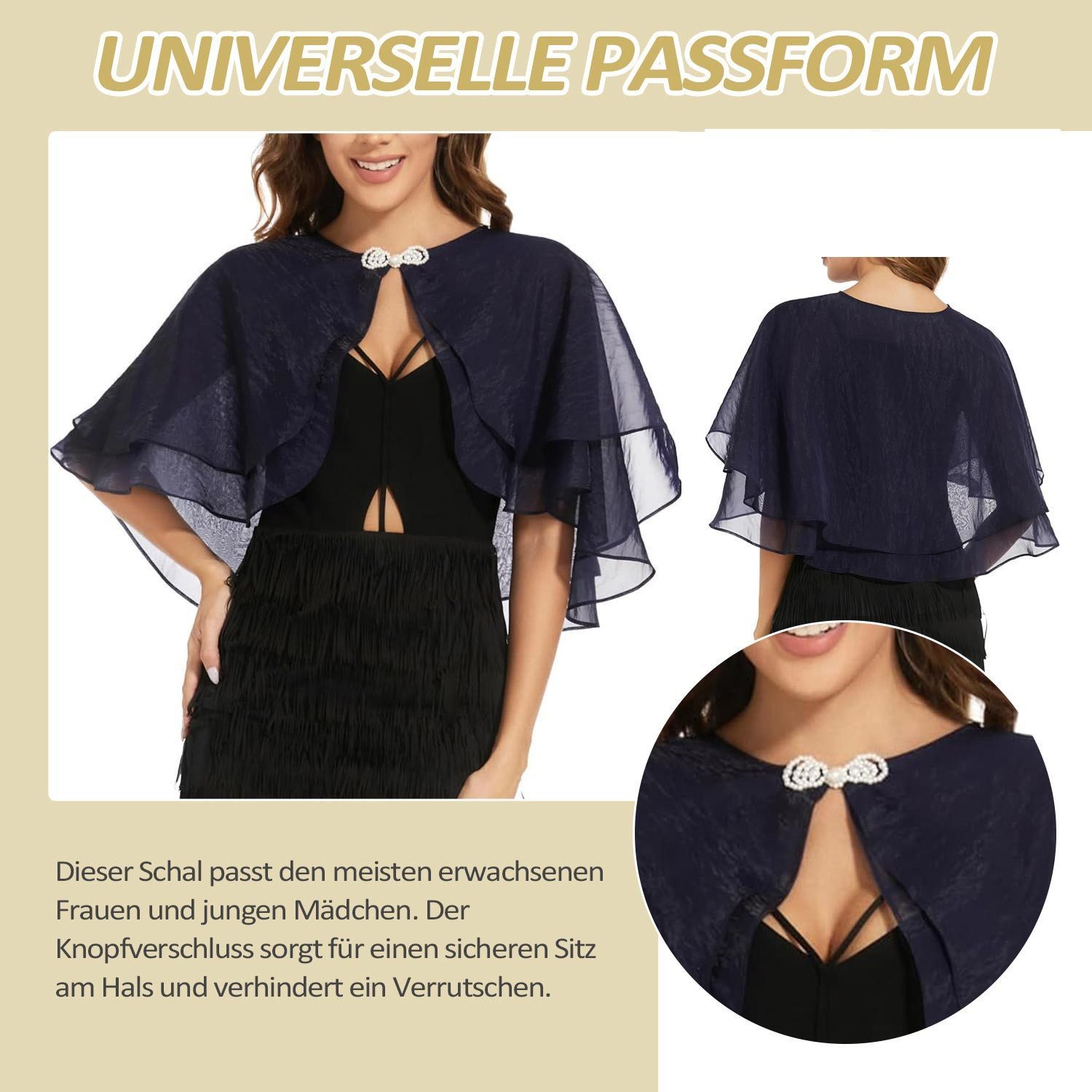 nsihing Bolero Damen Strickjacke Casual Bolerojacke für Hochzeit