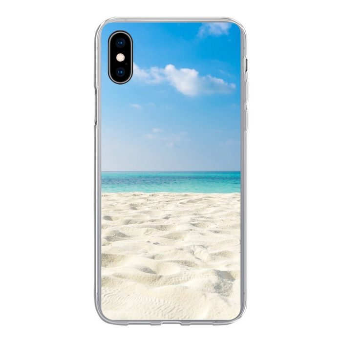 MuchoWow Handyhülle Tropisch - Strand - Meer Handyhülle Apple iPhone Xs Smartphone-Bumper Print Handy