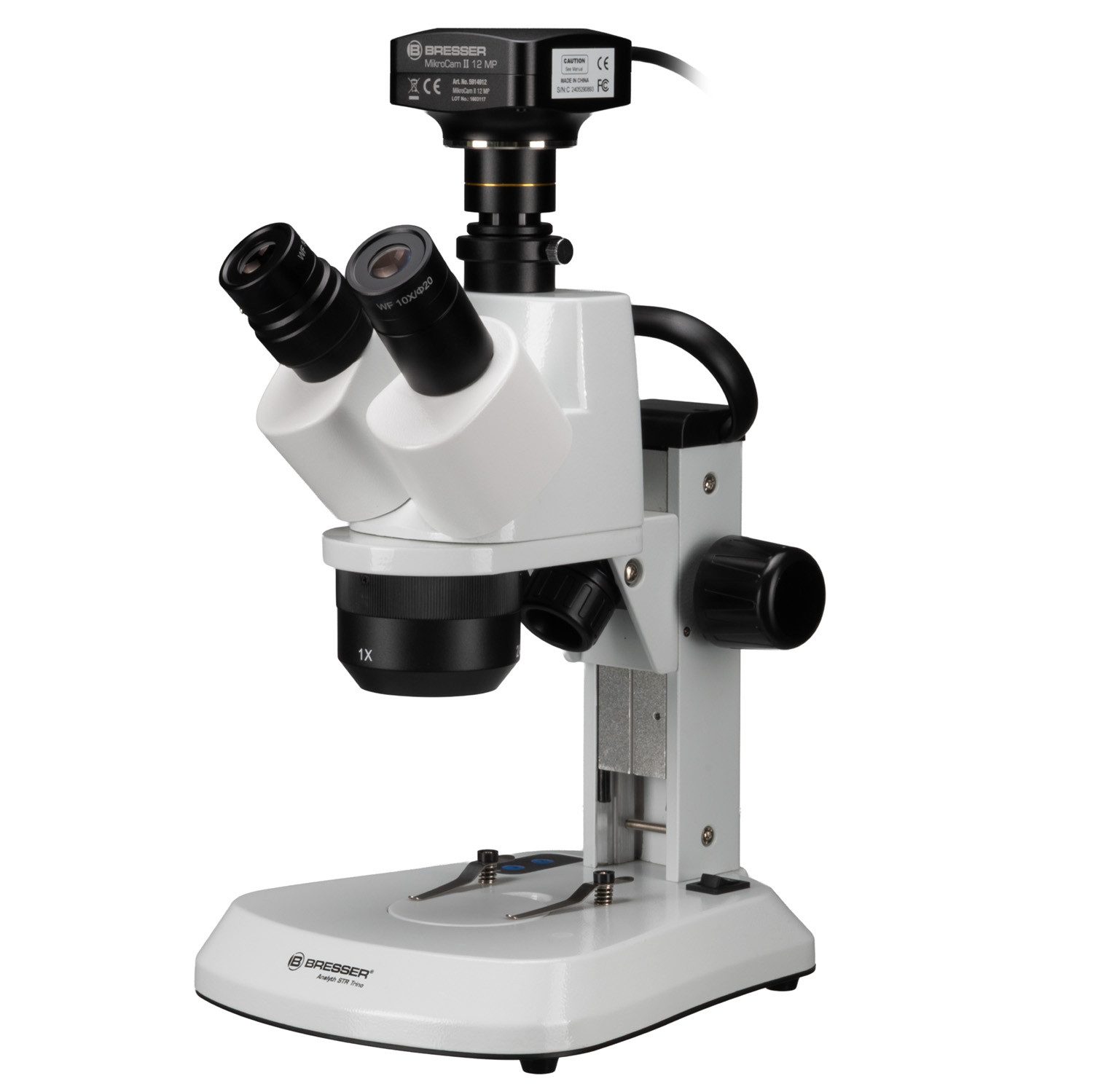 BRESSER BRESSER Analyth STR Trino 10x - 40x trinokulares Stereo-Mikroskop mit… Auf- und Durchlichtmikroskop