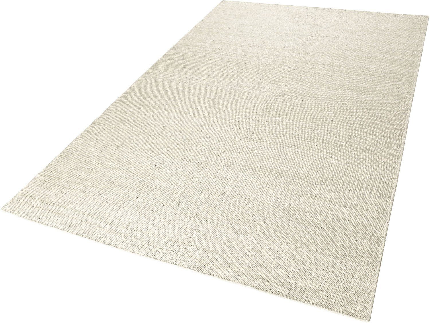 Teppich Rainbow Kelim, Esprit, rechteckig, Höhe: 5 mm, Flachgewebe aus 100% Baumwolle, Wohnzimmer, Kinderzimmer, einfarbig beige | Kurzflor-Teppiche