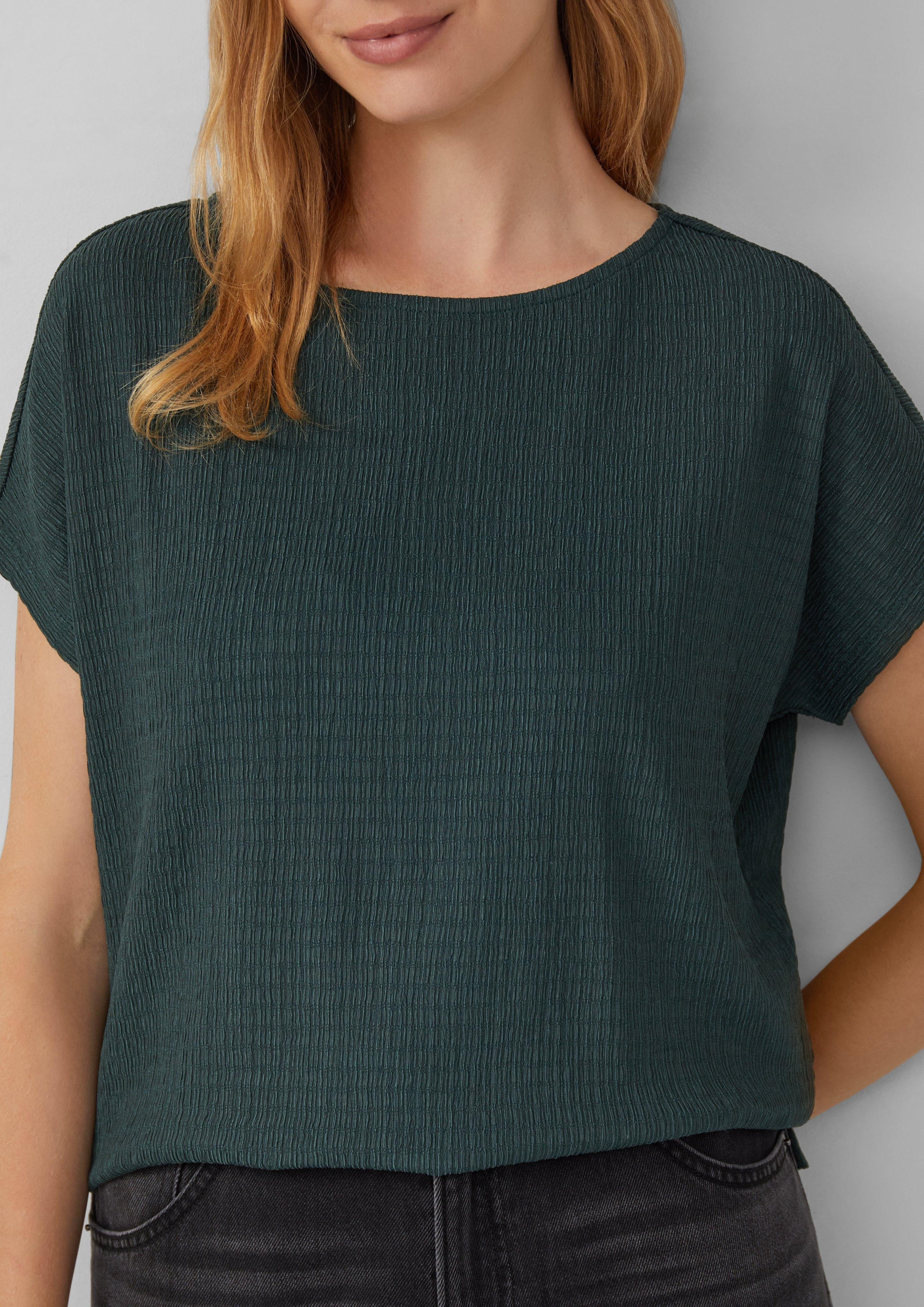 s.Oliver Shirttop Strukturiertes T-Shirt im Relaxed günstig online kaufen