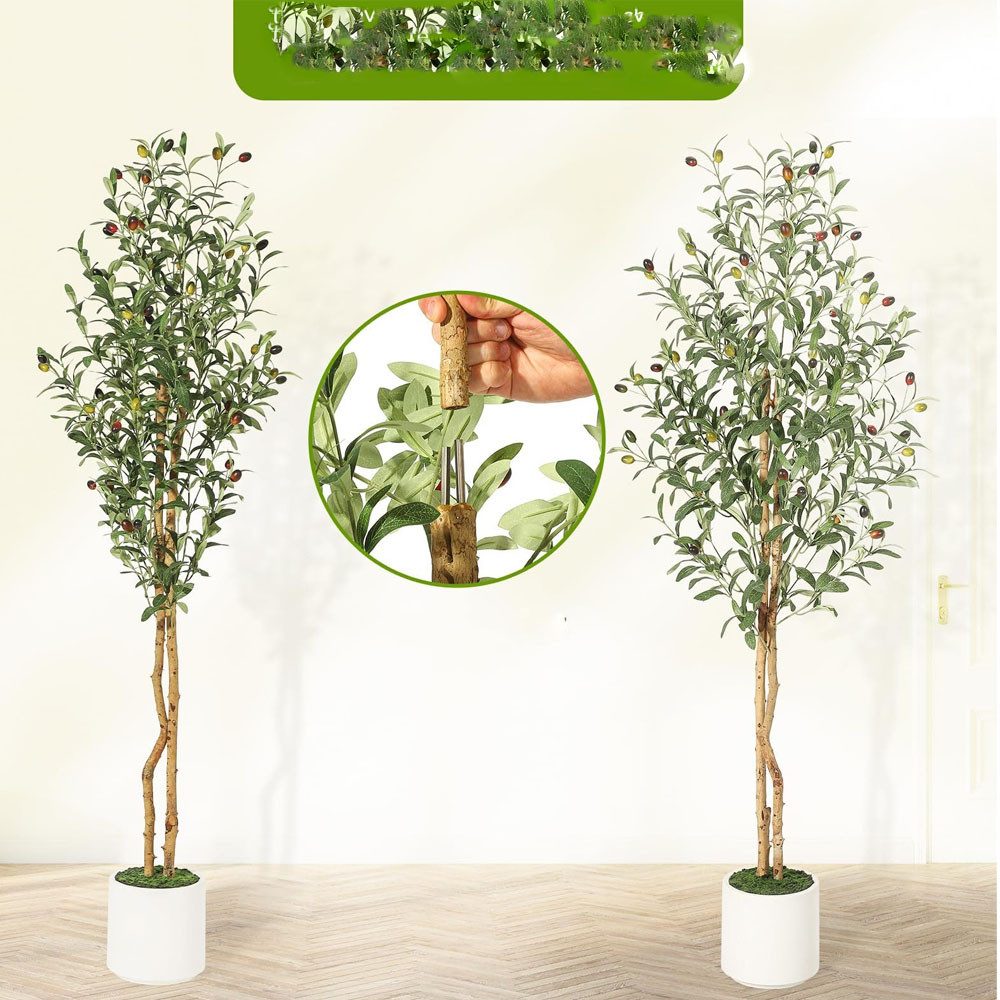 Kunstpflanze Olivenbäume Künstliche Indoor für Home günstig online kaufen