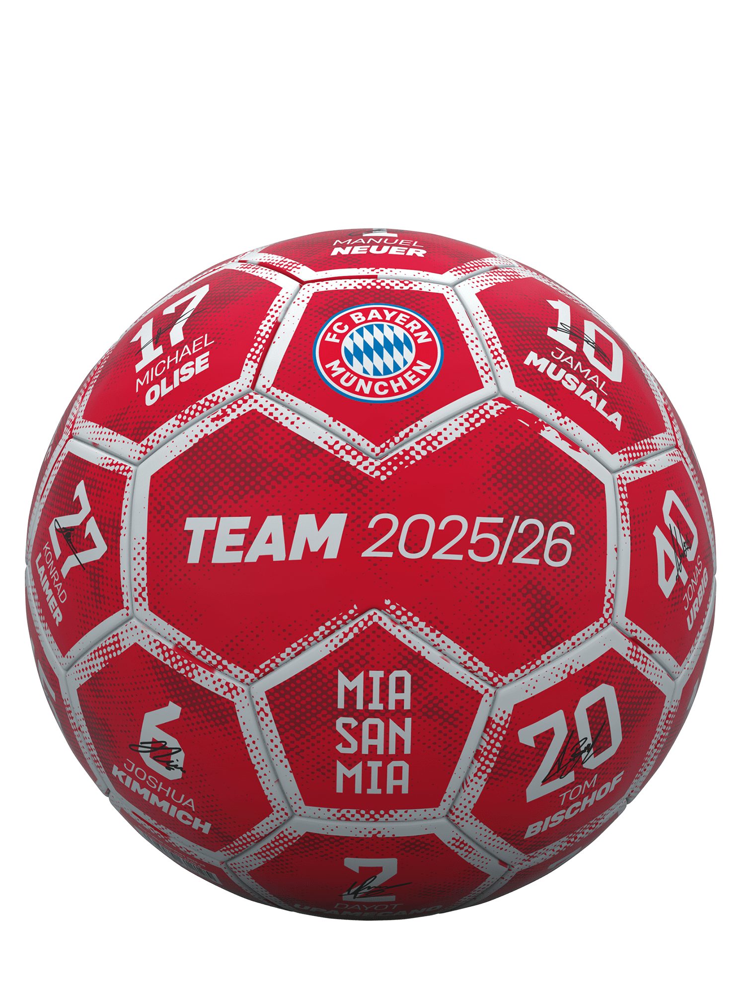 FC Bayern München Fußball FC Bayern München I Fußball Signature 2025-26 I Rot