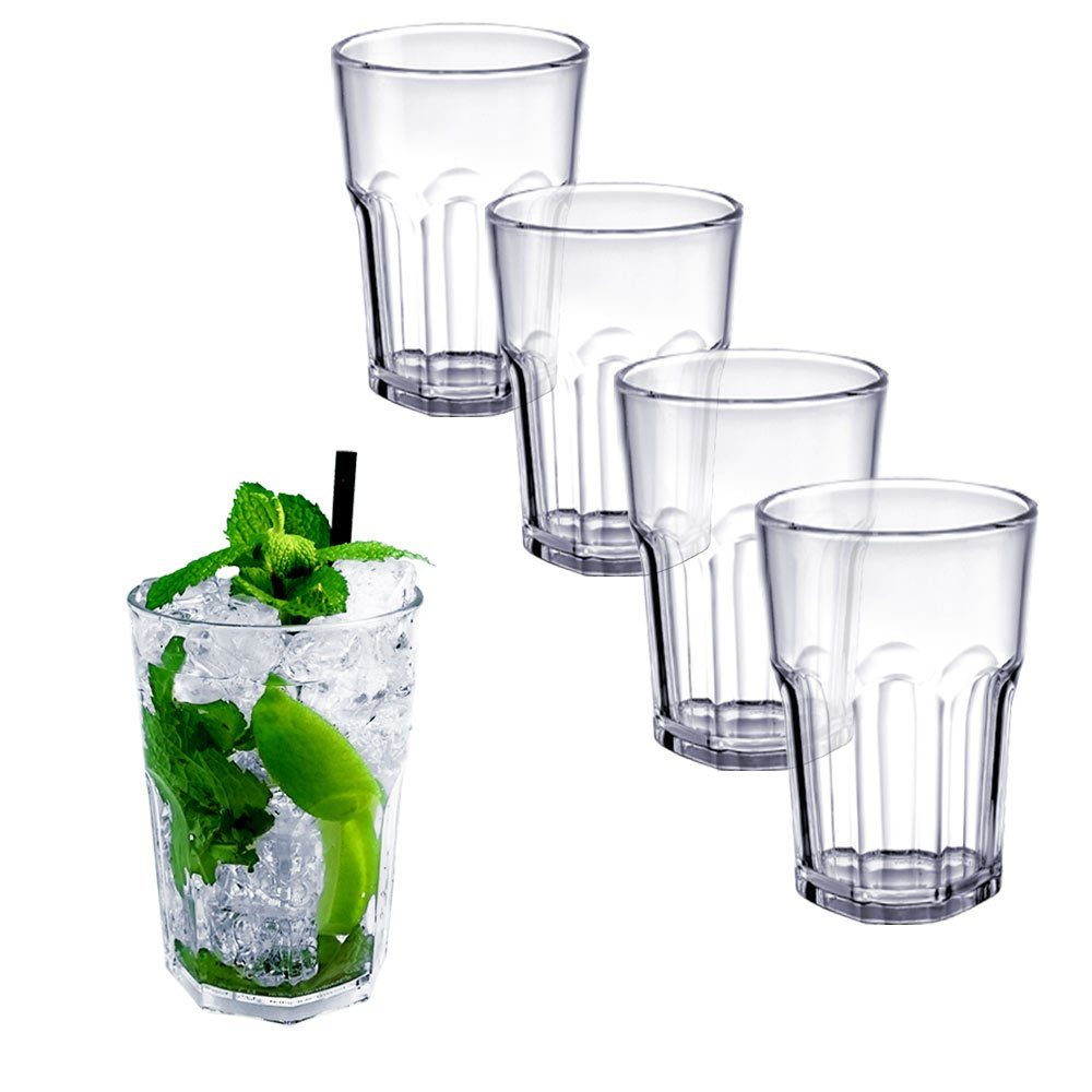 Doimoflair Cocktailglas Doimoflair Cocktailglas Graniti aus Kunststoff Plastik Mehrwegbecher