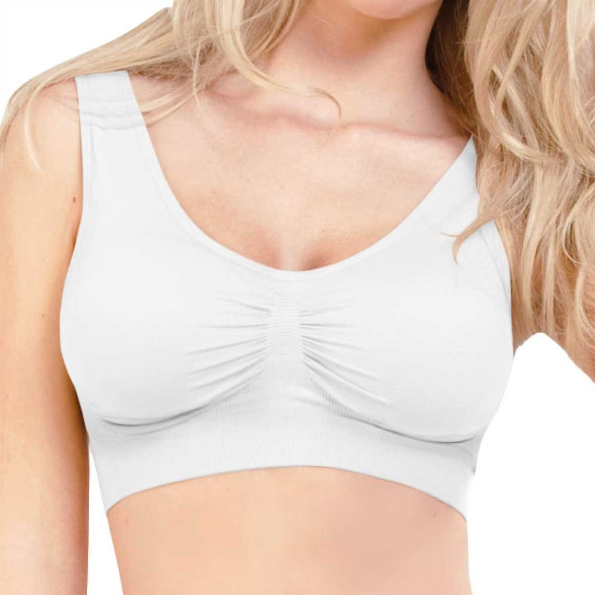 Bestlivings T-Shirt-BH (1-tlg., 1 Stück) Damen Basic Wohlfühl BH "mit Polster" Sport BH Bralette - ohne Bügel - Nahtloser Gepolsterter Bra Top