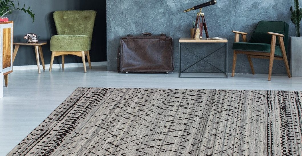 my home Teppich Maria, rechteckig, Höhe: 6 mm, modernes Design, Wohnzimmer