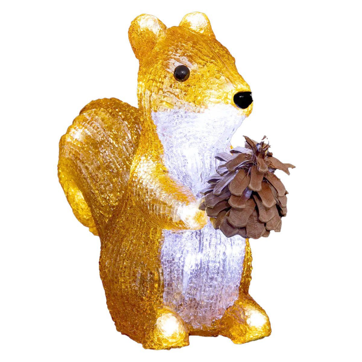 Fééric Lights & Christmas Weihnachtsfigur (Deko-Objekt, Deko-Objekt), LED Eichhörnchen