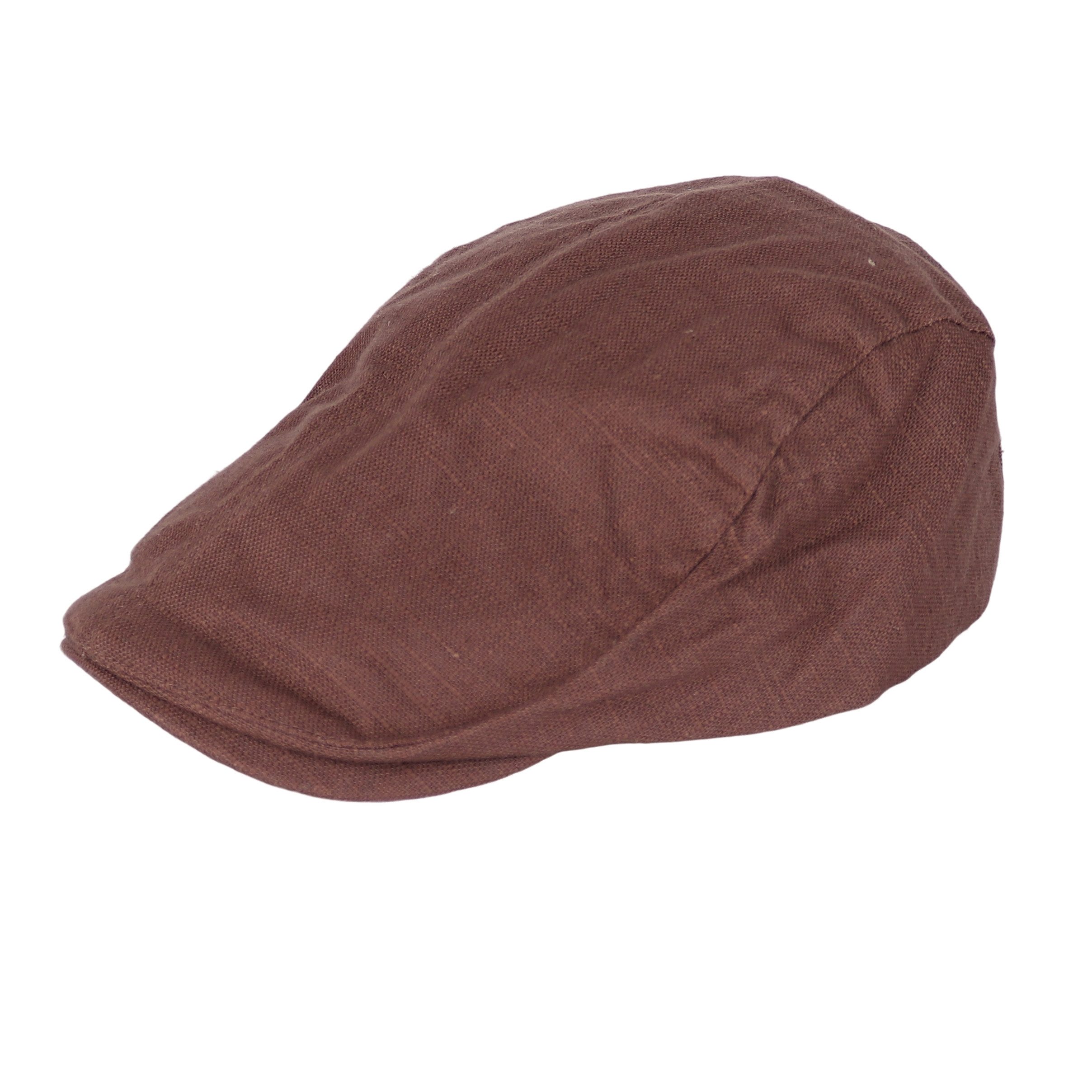MIRROSI Schiebermütze Herren mit Shirm, aus Leinen-Viskose Flatcap verstellbar (Outdoor Cap, Herrenmütze, Outdoor Cap, Gatsby Cap, Feldmütze) Atmungsaktiv, Einheitsgröße, Unisex, Damen Herren