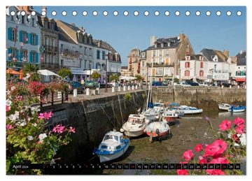 CALVENDO Wandkalender Bretagne (Tischkalender 2024 DIN A5 quer), CALVENDO Monatskalender