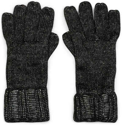 styleBREAKER Strickhandschuhe Glänzende Strick Handschuhe