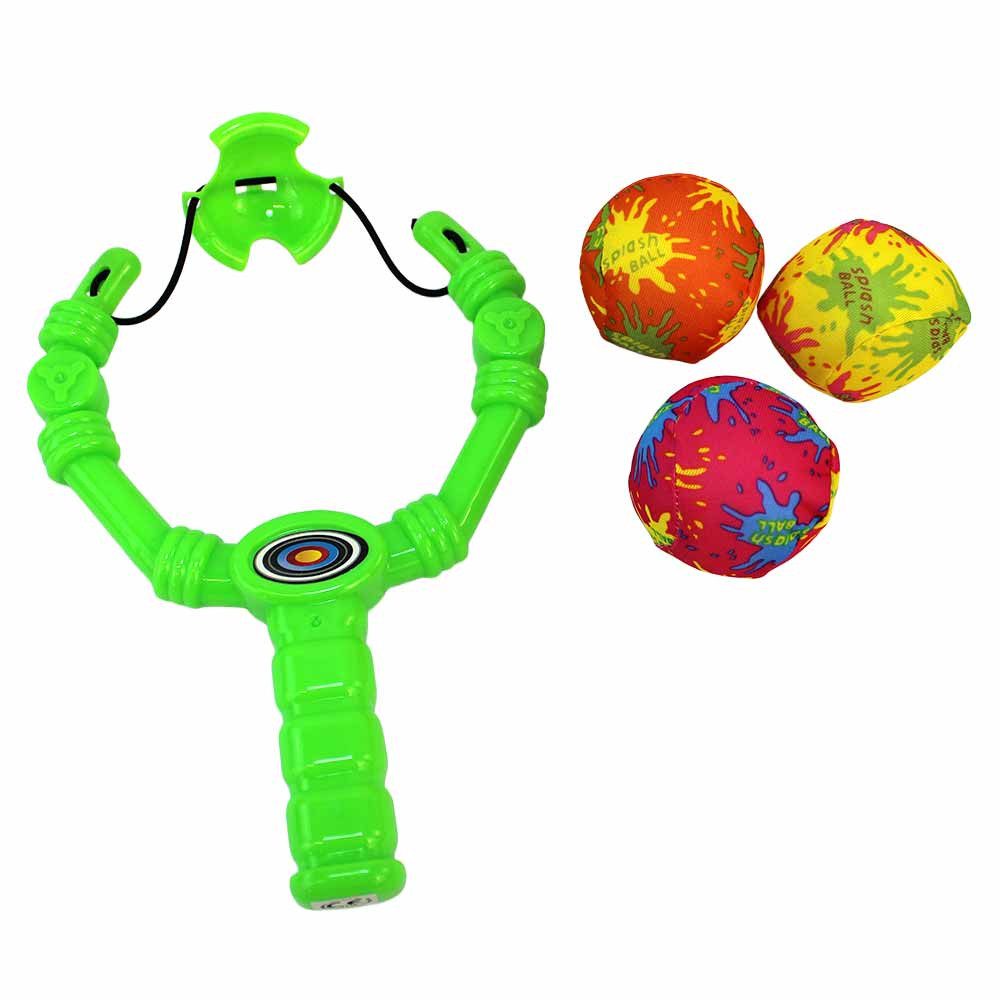 Jonotoys Wasserball Wasserballkatapult mit 3 Мячиn - ca. 20 cm (1-St)