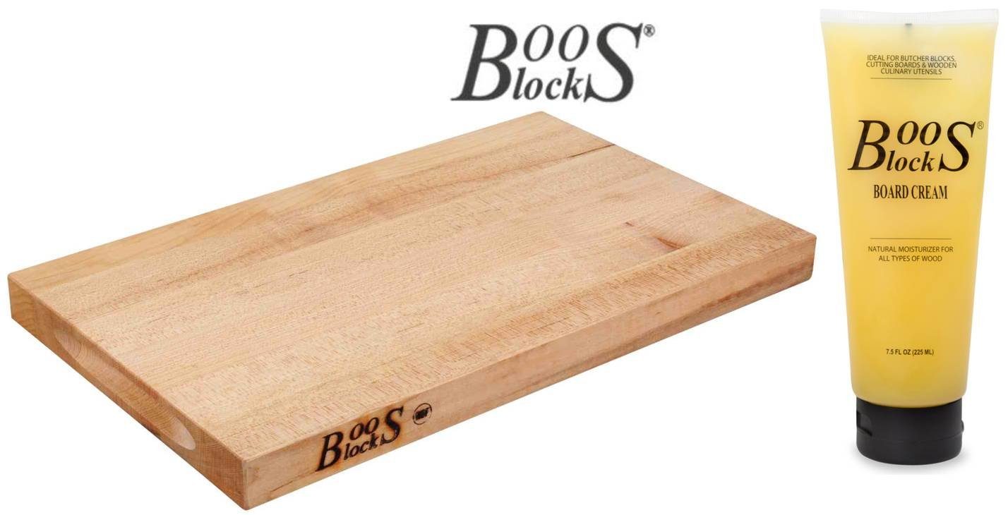 Boos Blocks Schneidebrett BOOS Blocks PROCHEFLITE Schneidebrett Ahorn 40x25x2,5 cm + Creme #BB08