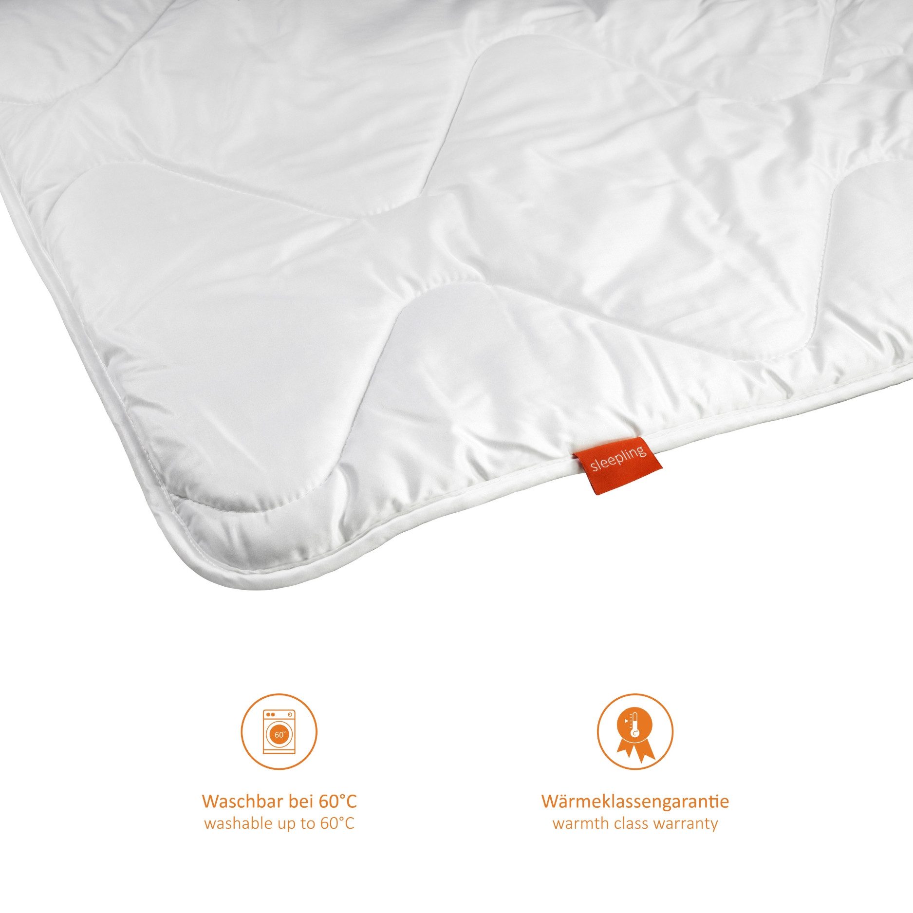 sleepling Microfaserbettdecke Basic 100, Füllung: 100% Polyester, Bezug: 100% Polyester, in 135x200 cm, 155x220 cm und Weitere, Allergiker geeignet, Made in EU