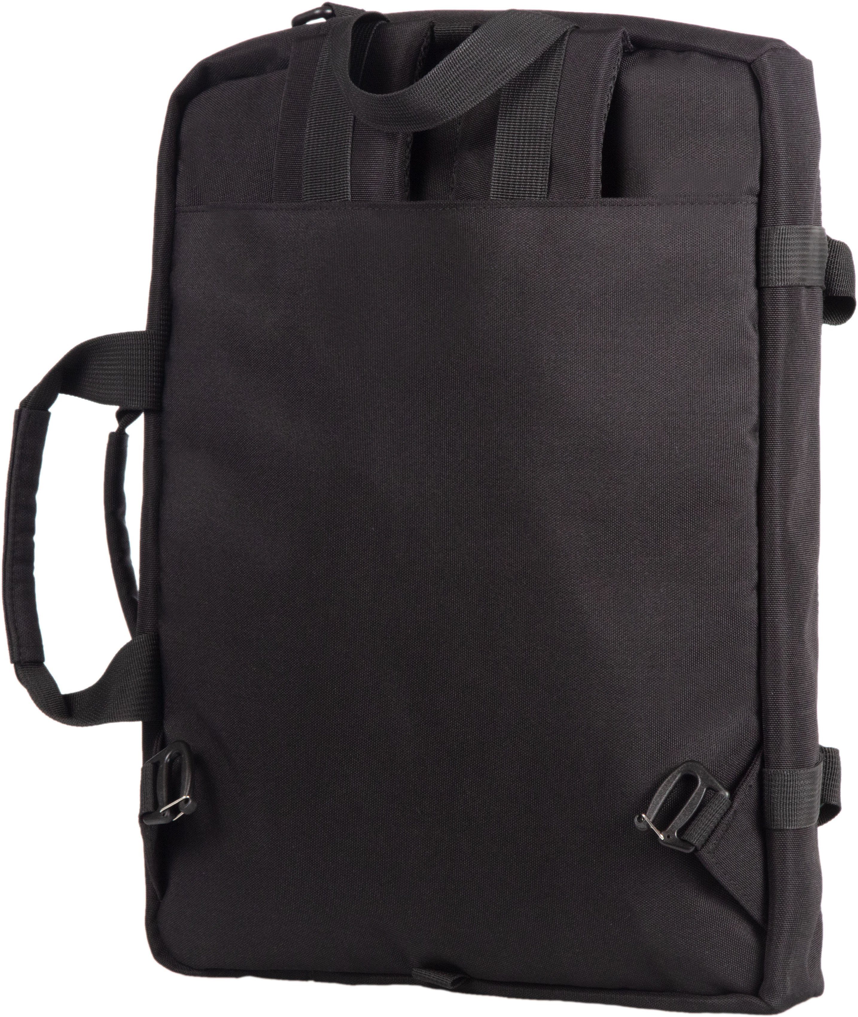 LIGHTPAK® Laptoptasche Multifunktionstasche RPET, aus auch Material Rucksack als recyceltem tragbar