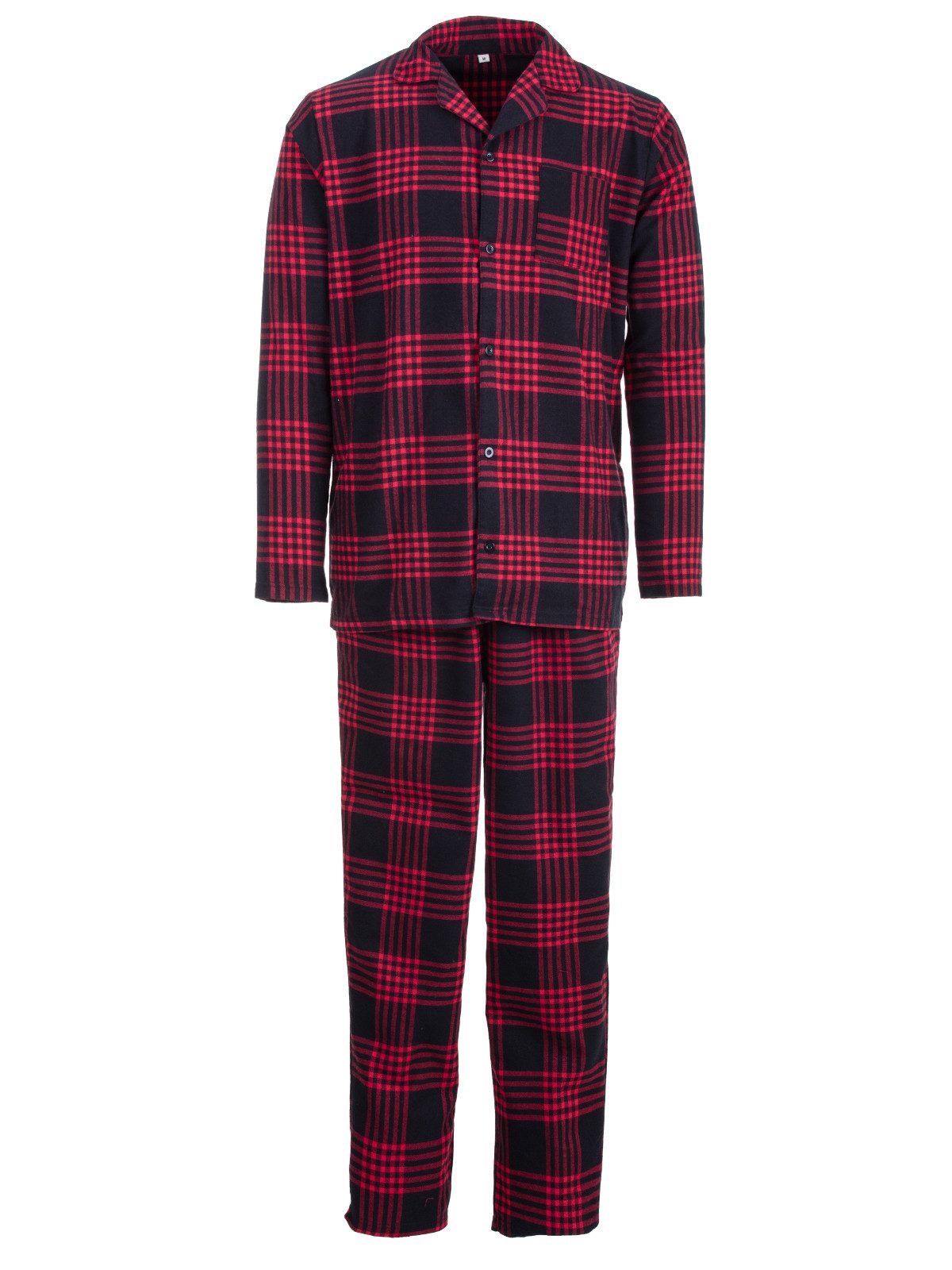 Henry Terre Pyjama Pyjama Set Langarm - Kent Karo allover günstig online kaufen