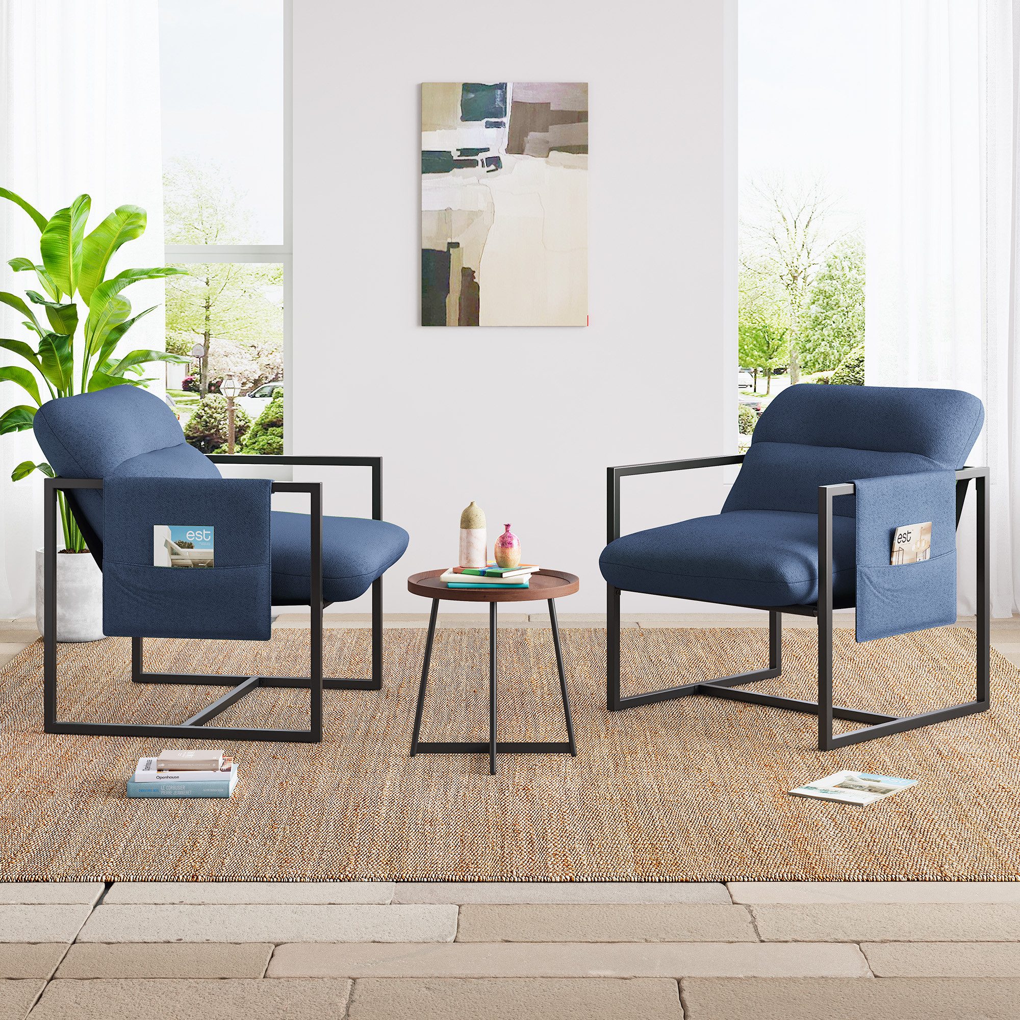 ToteBox Loungesessel Modern Loungesessel Eisen Lambswool für Wohnzimmer Sch günstig online kaufen