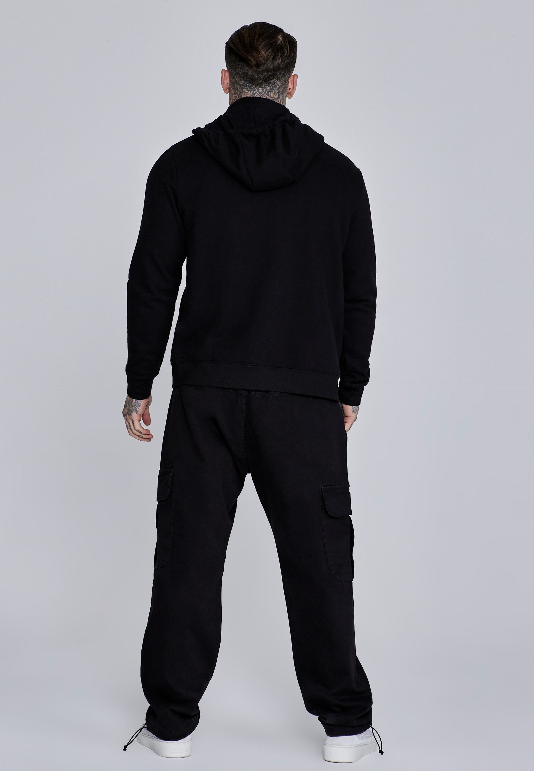 Siksilk Hoodie SikSilk Herren Essentials Full Zip Hoodie – Bild 5 von 5