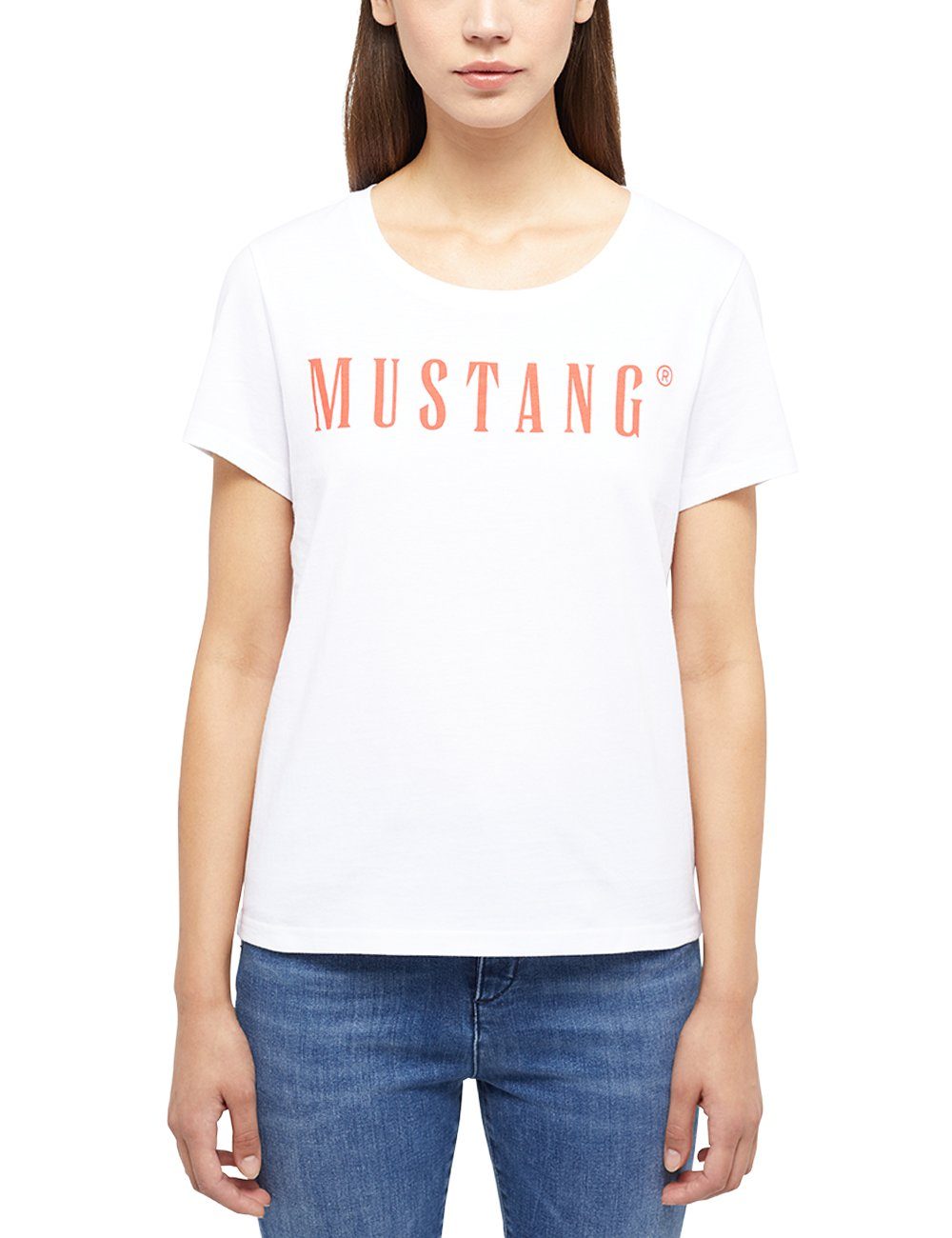 MUSTANG Rundhalsshirt ALMA