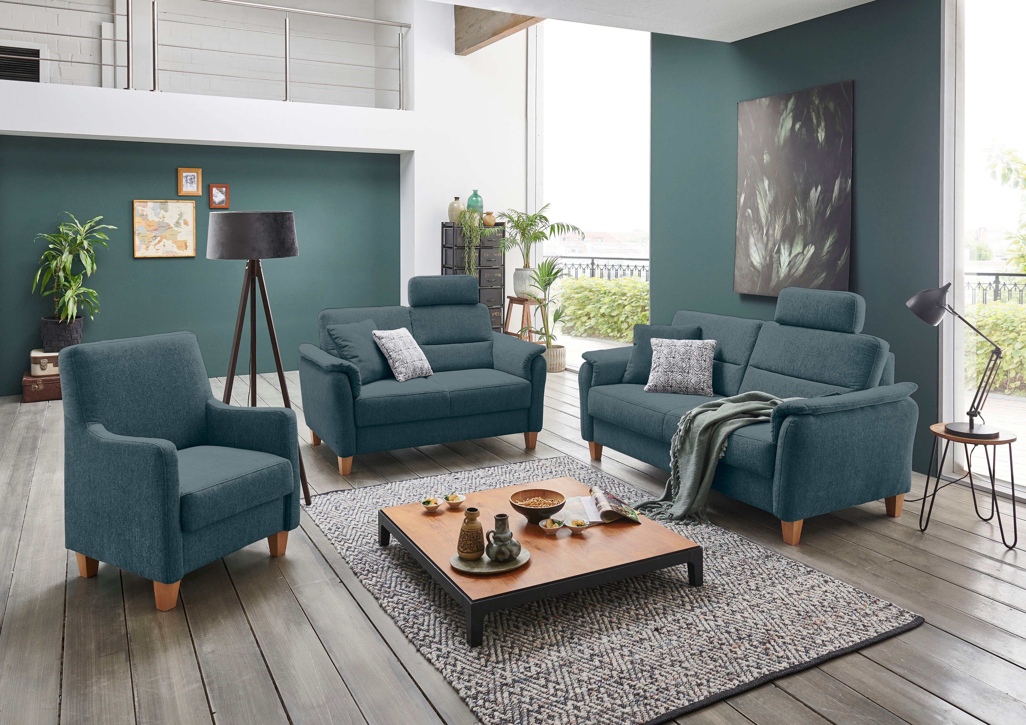 Home affaire 2,5-Sitzer Palmera, B: 179 cm, mit Federkern