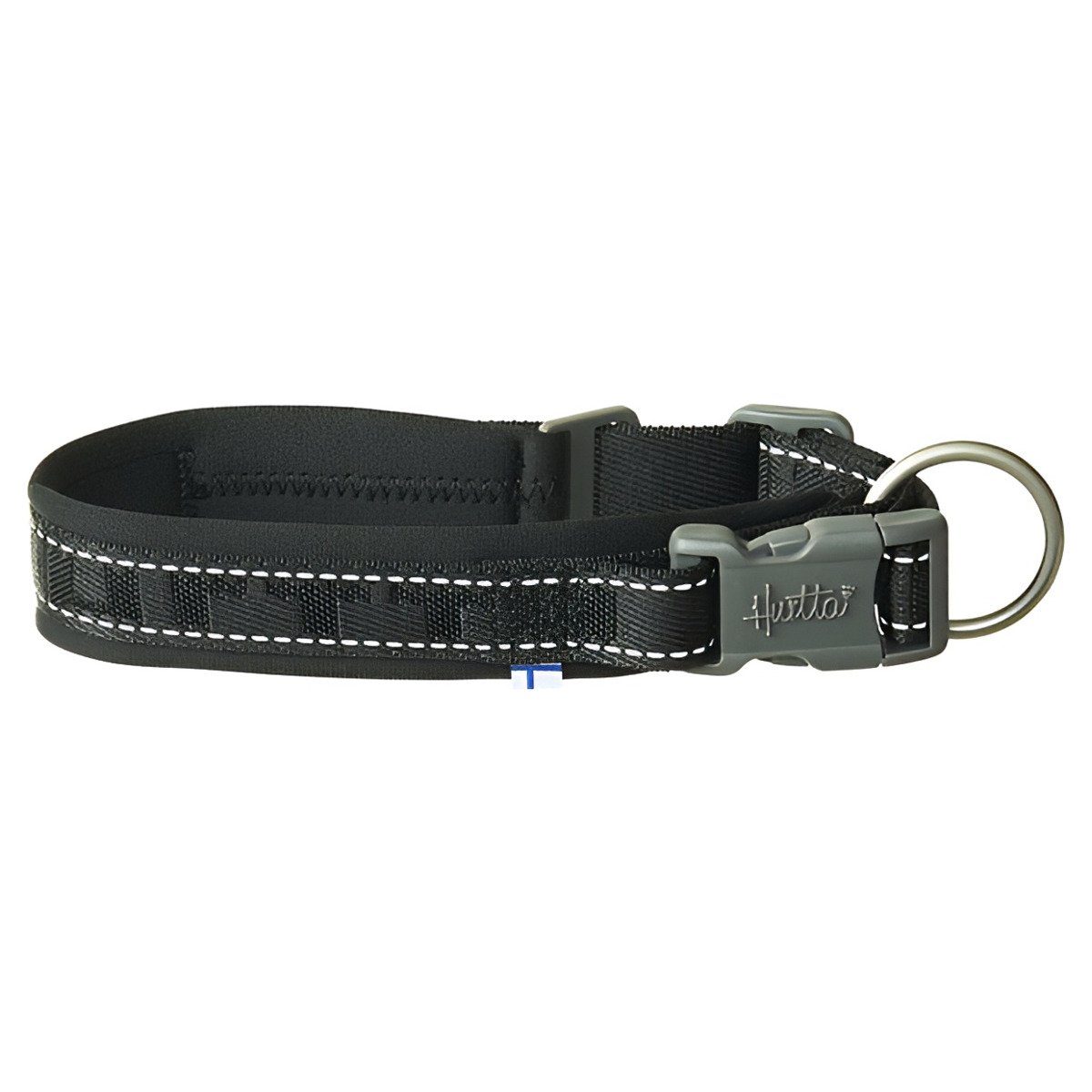 HURTTA Hunde-Halsband ECO Casual Halsband raven (schwarz)
