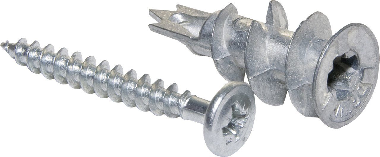 KNAUF Schrauben- und Dübel-Set Knauf Gipskartondübel 37 mm - 10 Stück